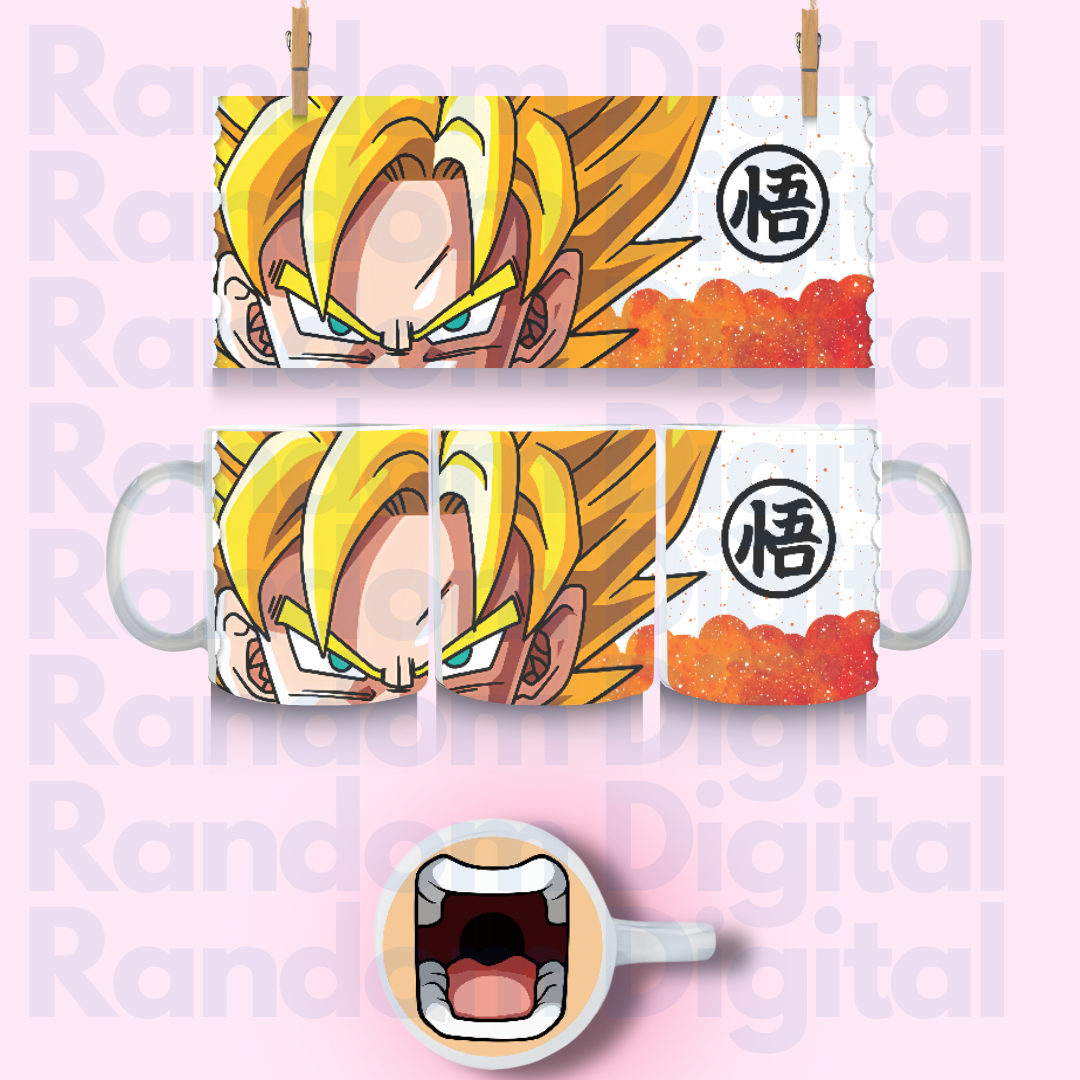 DTF UV DUO COMPLETO GOKU