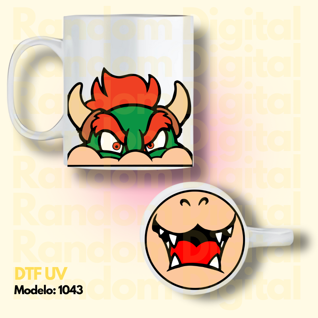 DTF UV Caritas Mario Bros (Varios Modelos) 