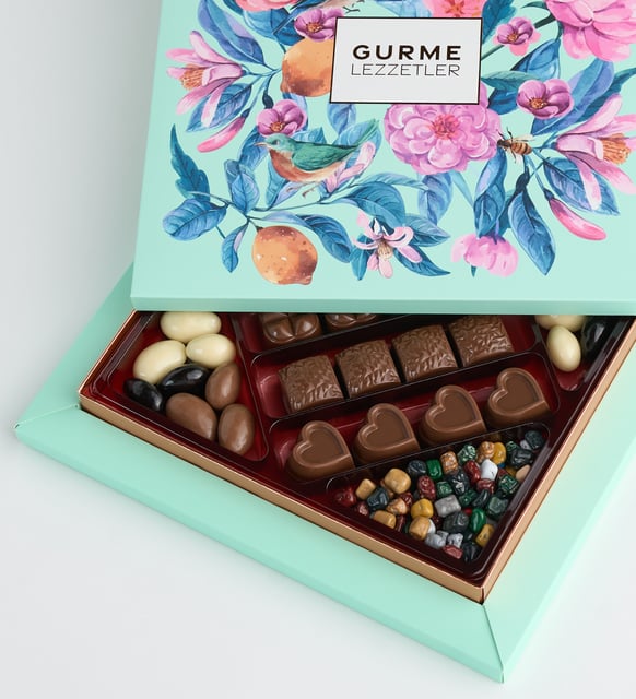 Karışık Draje, Kalp ve Dörtlü Gurme Lezzetler 295g