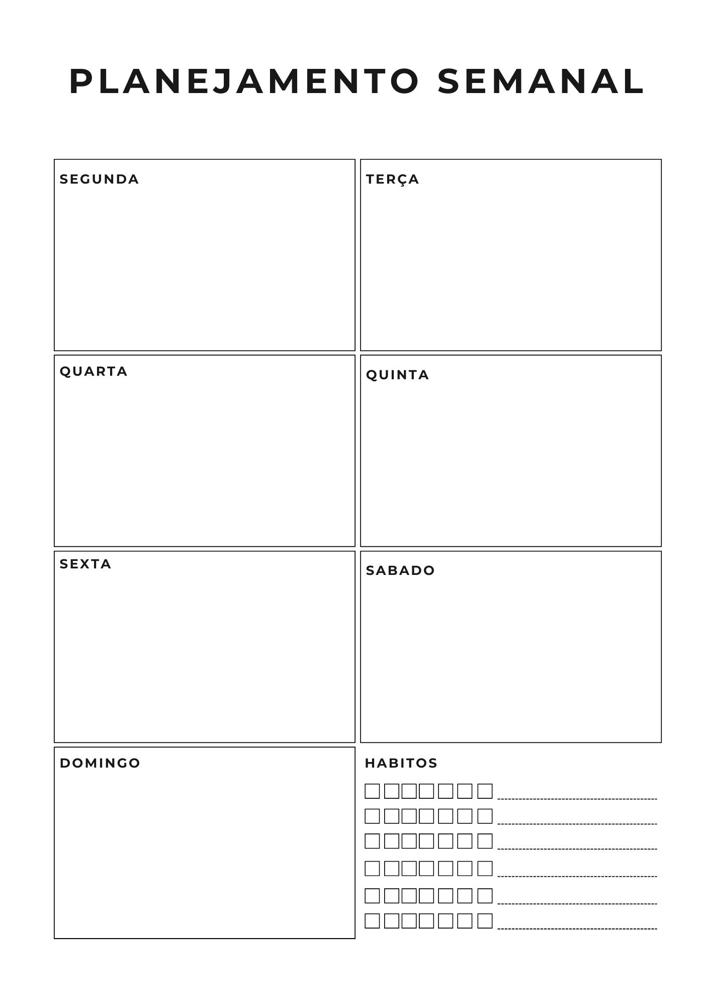 Planner Minimalista Digital Permanente NI