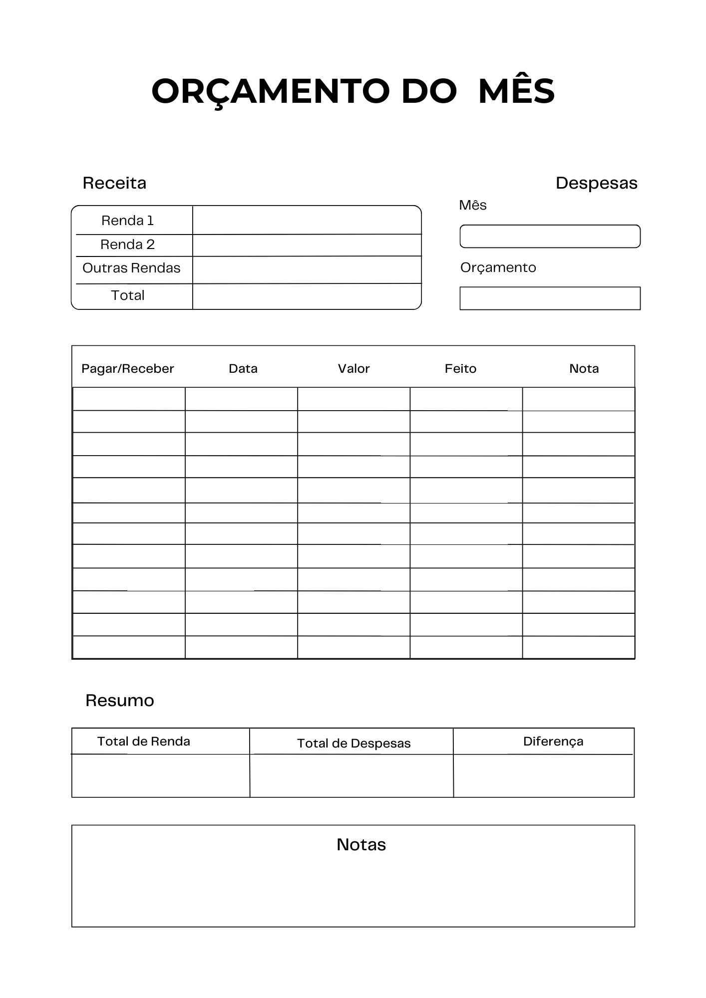 Planner Minimalista Digital Permanente NI