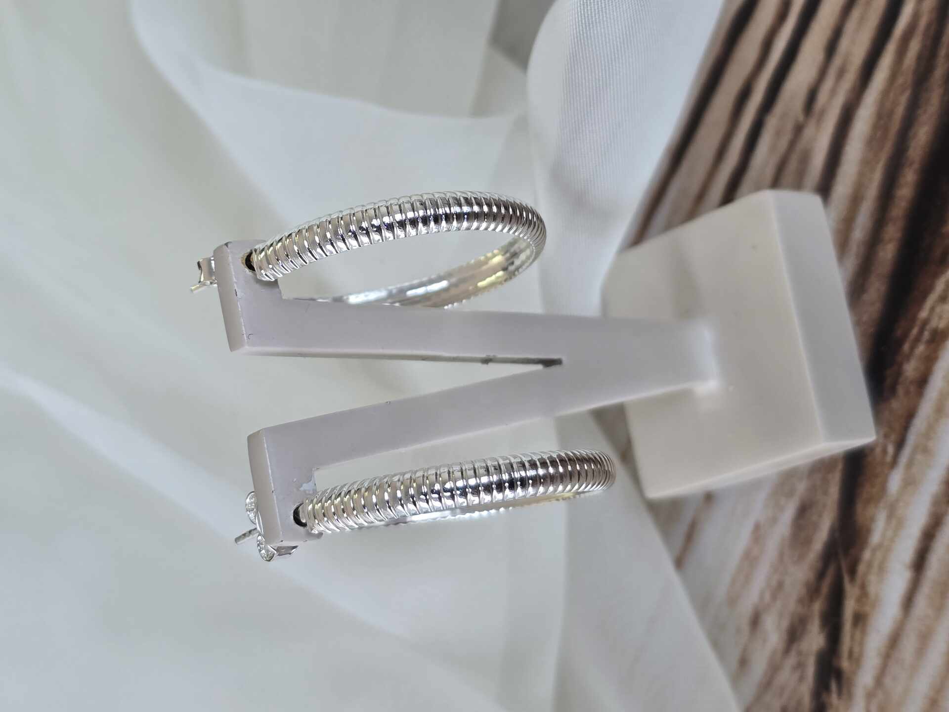 BRI3229S - Brinco Prata Semijoia