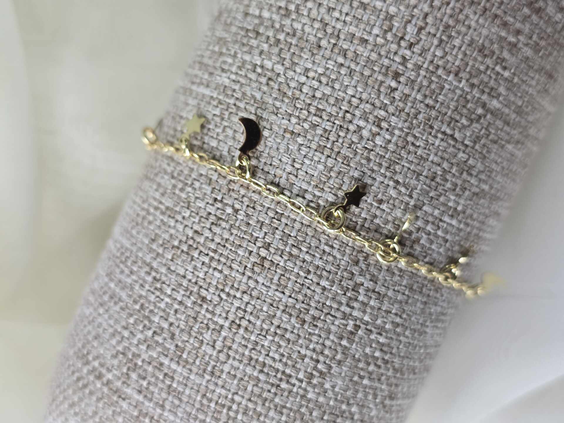 TOR3343G - Tornozoleira Ouro Semijoia