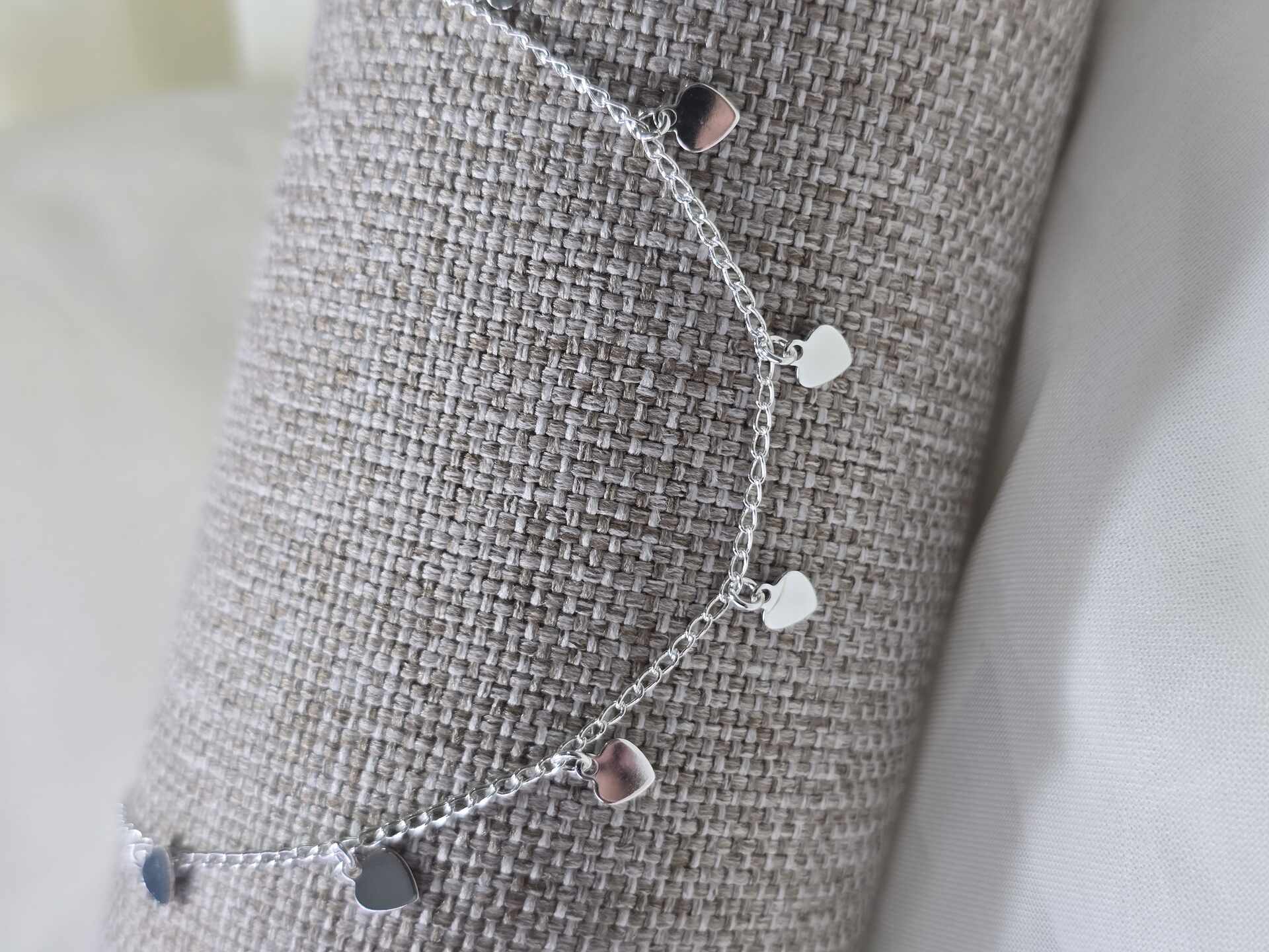 TOR3298S - Tornozeleira Prata Semijoia