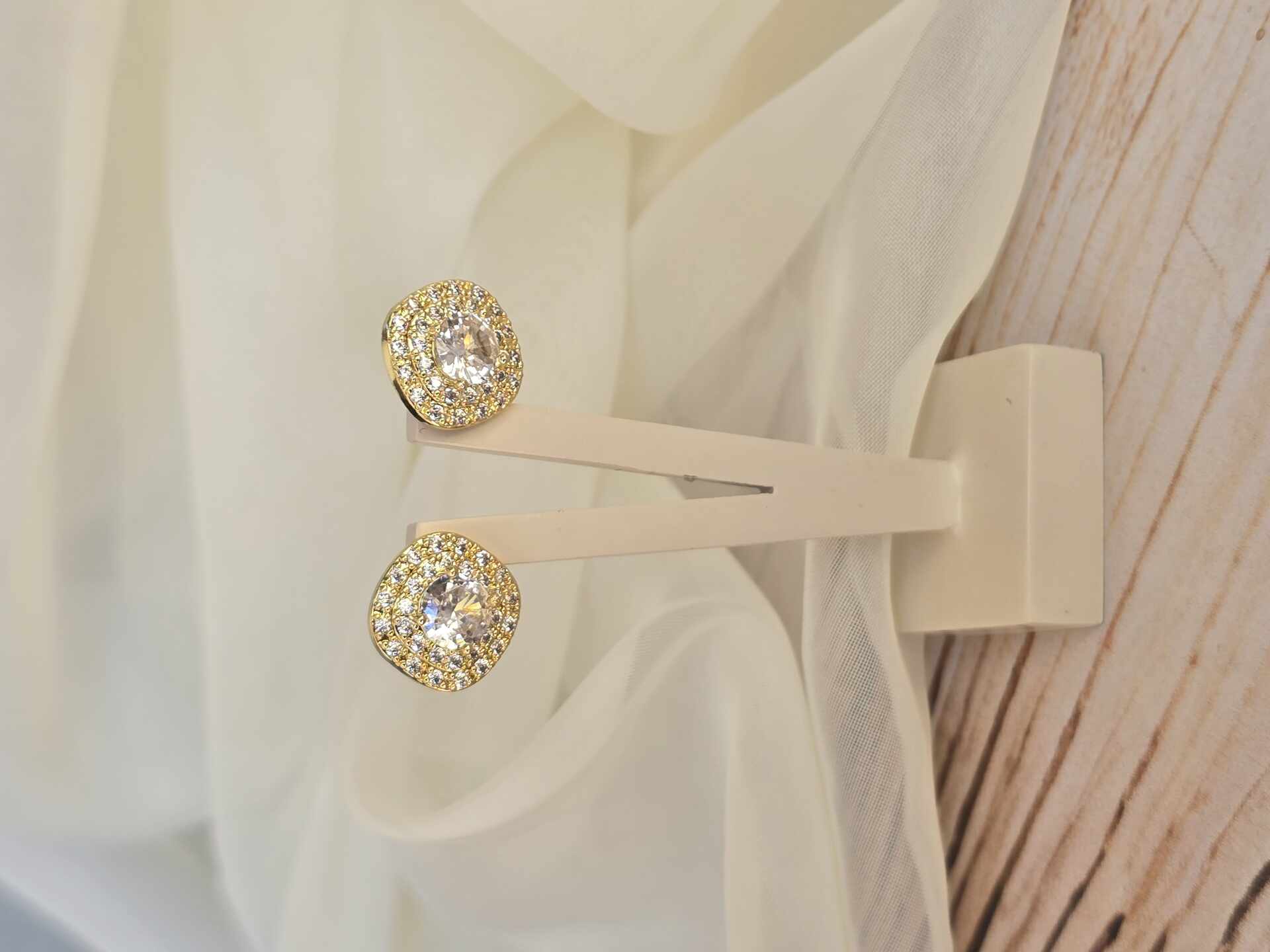 BRI3513G - Brinco Ouro Semijoia