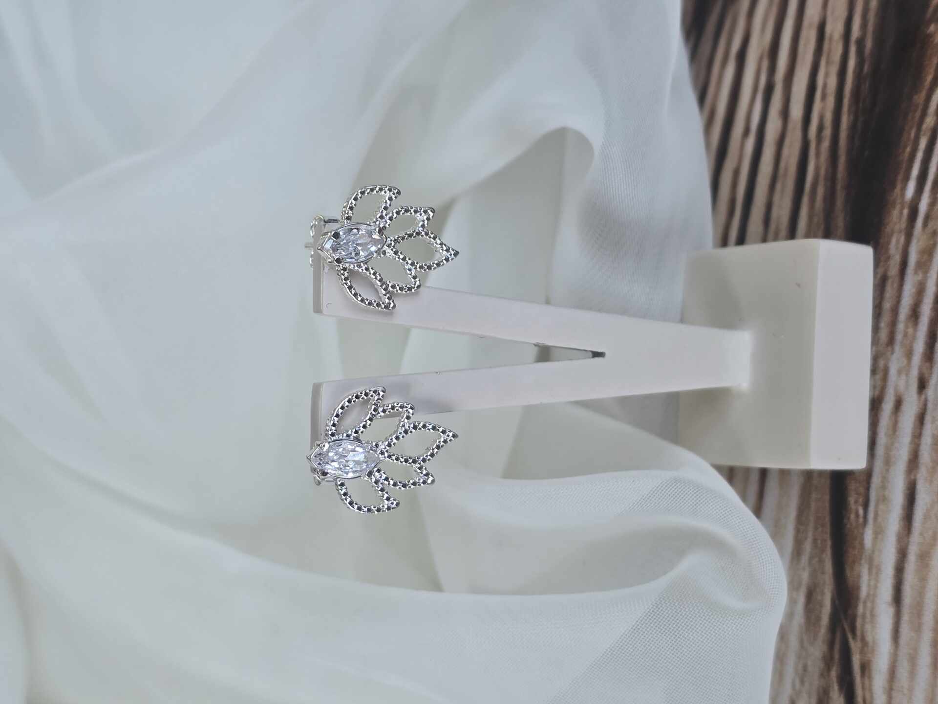 BRI3517S - Brinco Prata Semijoia