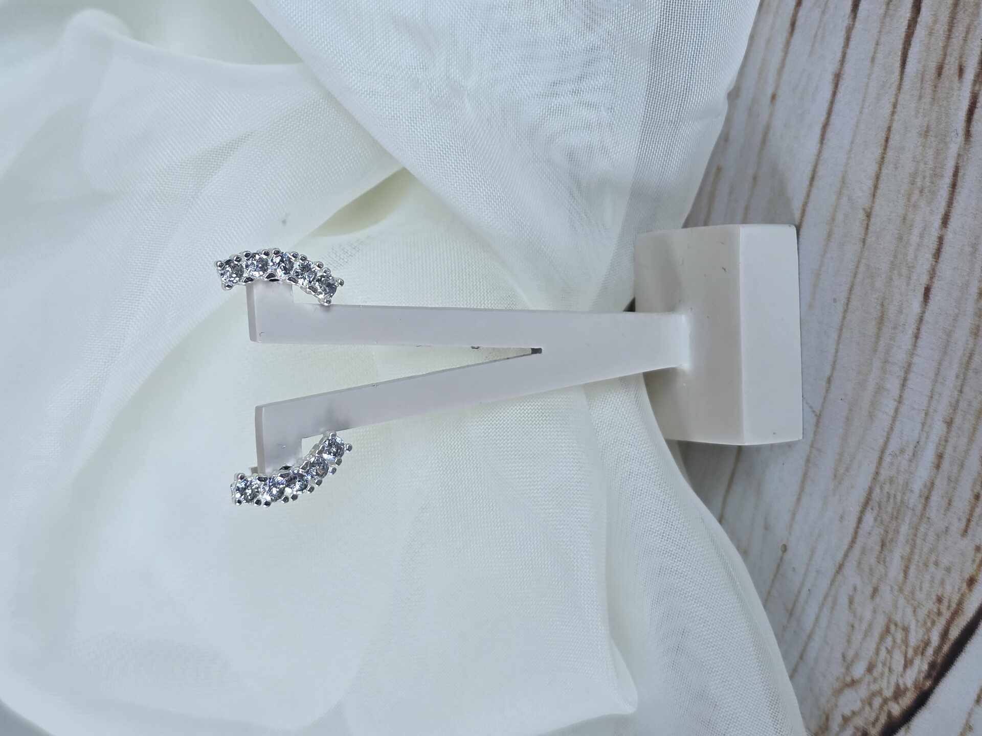 BRI3555S - Brinco Prata Semijoia