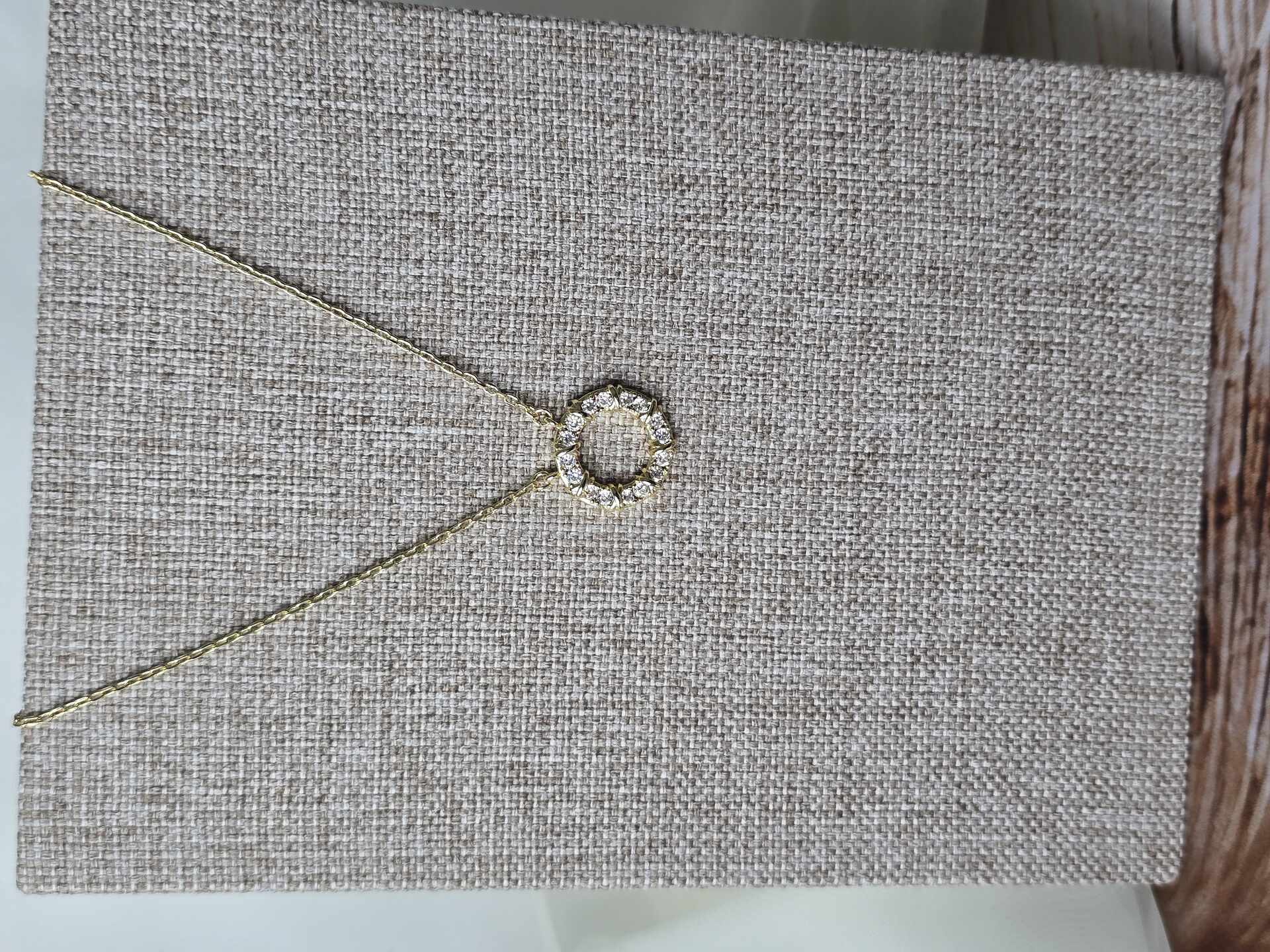 CL3615G - Colar Ouro Semijoia