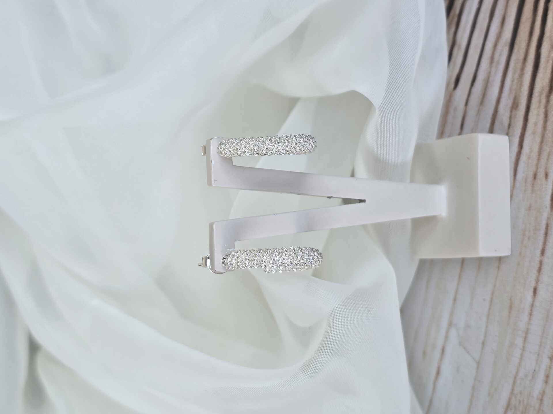 BRI3220S - Brinco Prata Semijoia