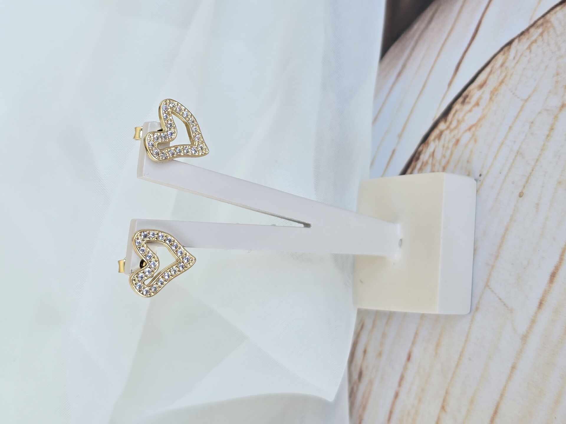 BRI3408G - Brinco Ouro Semijoia