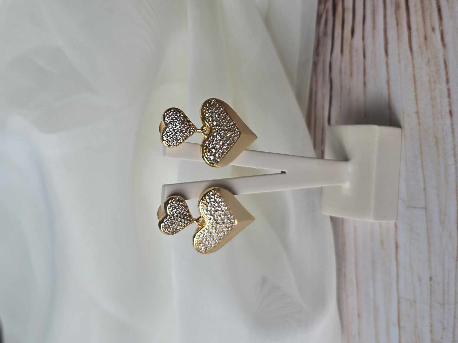 BRI3698G - Brinco Ouro Semijoia