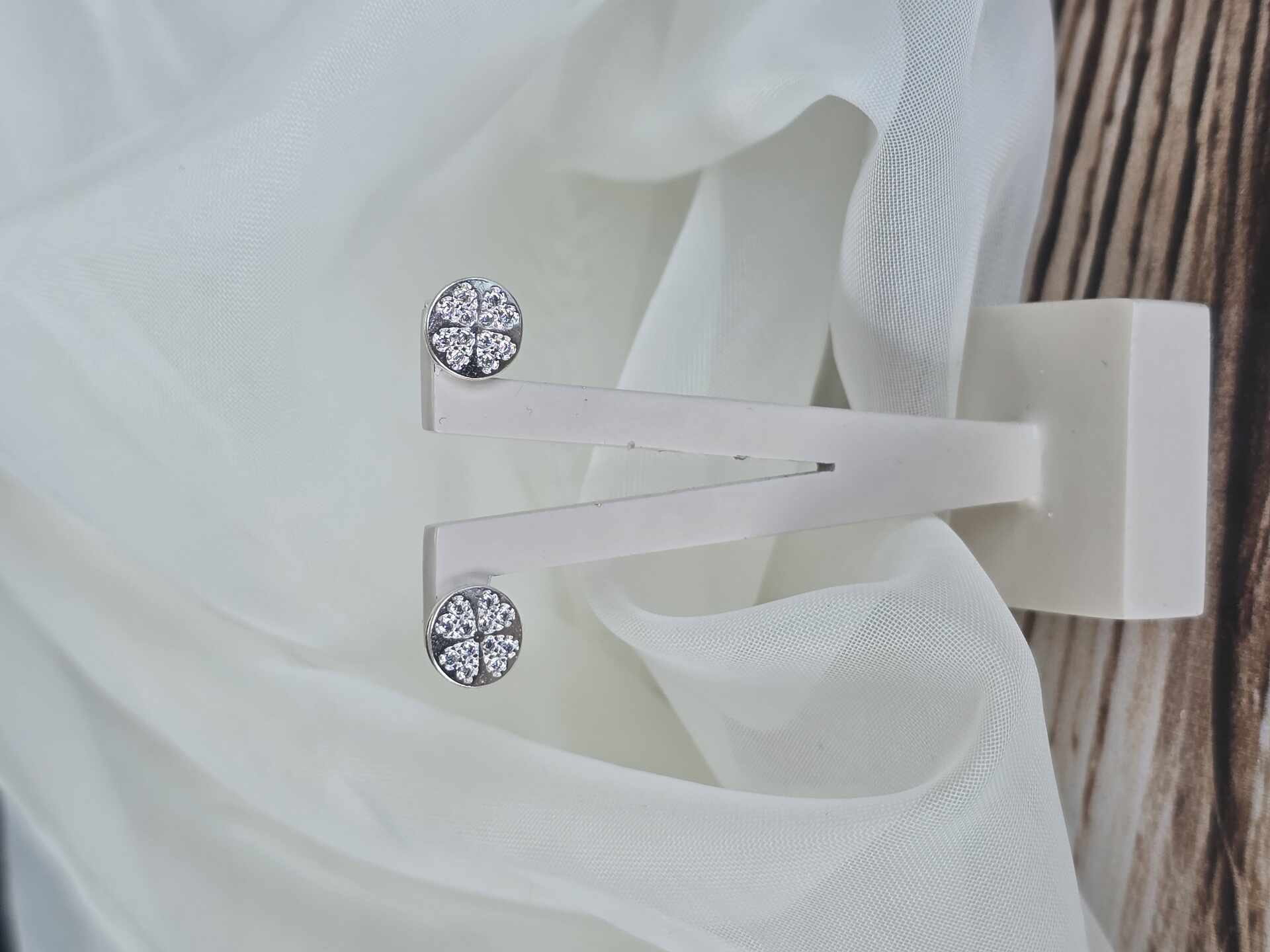 BRI3556S - Brinco Prata Semijoia