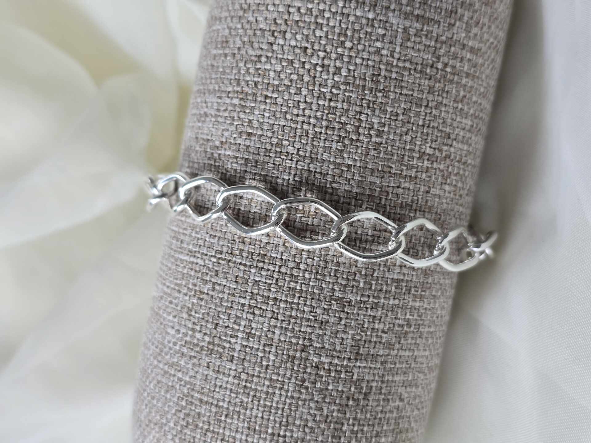 PUL3284S - Pulseira Prata Semijoia