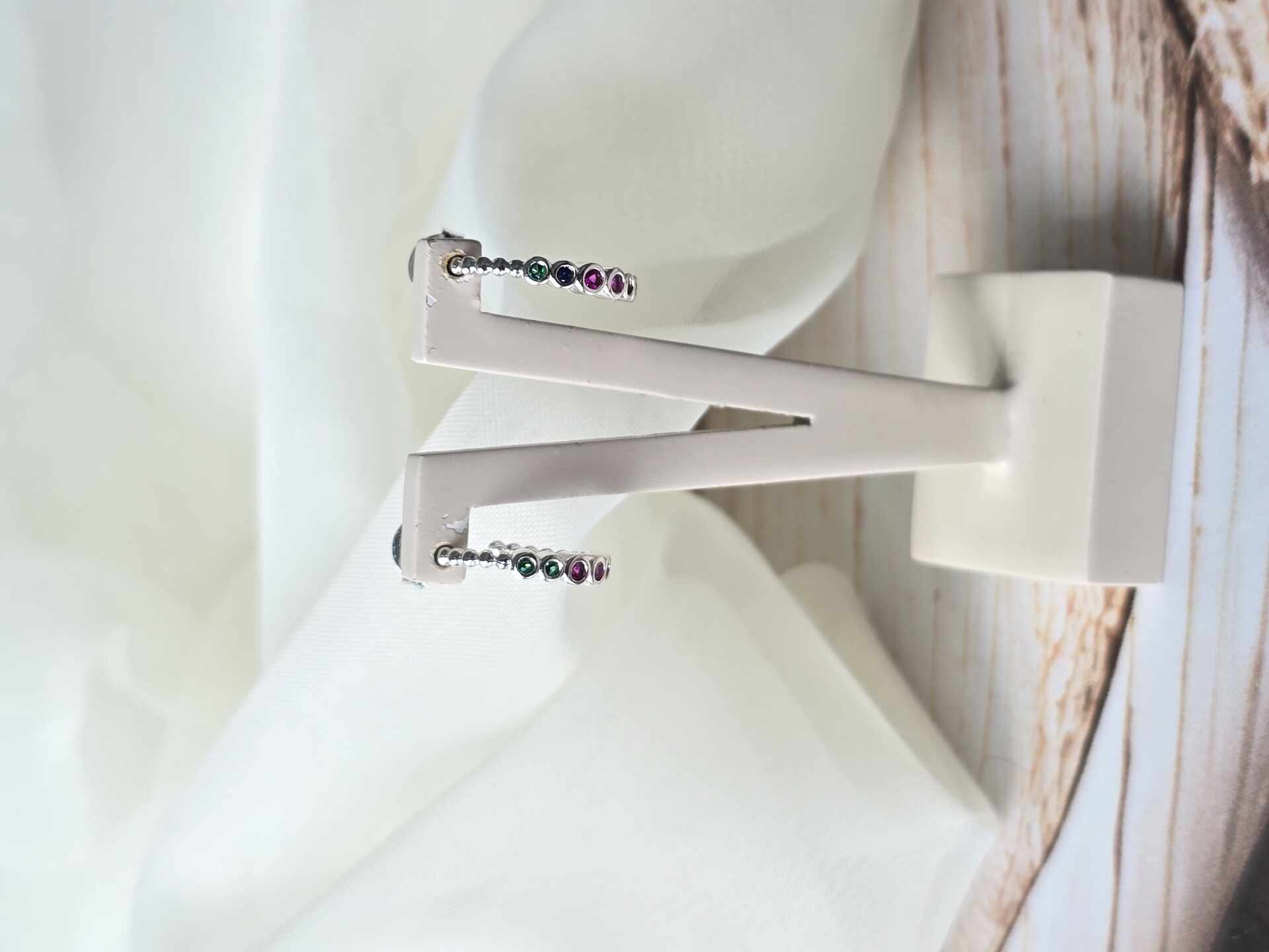 BRI3741S - Brinco Prata Semijoia