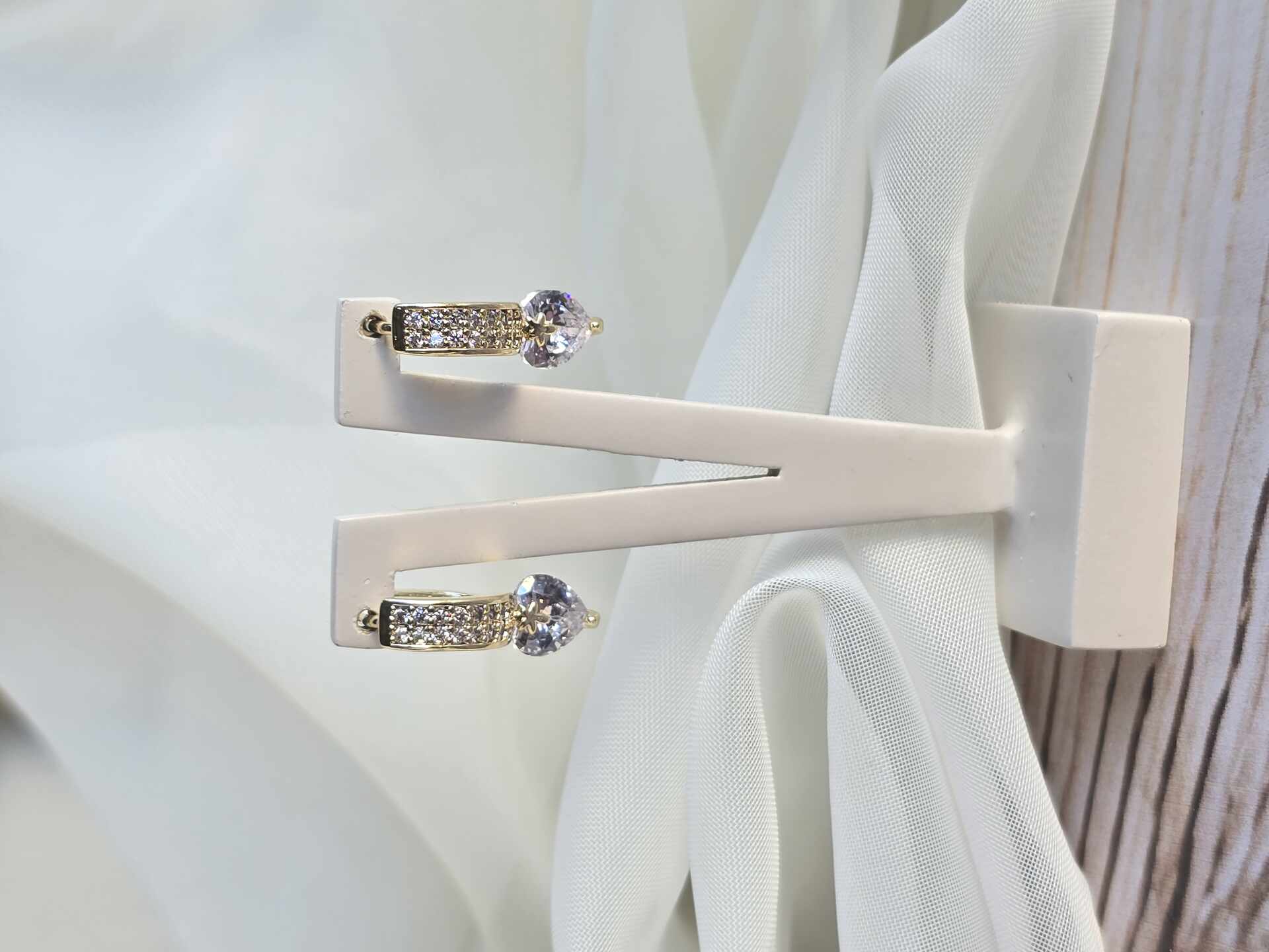 BRI3494G - Brinco Ouro Semijoia