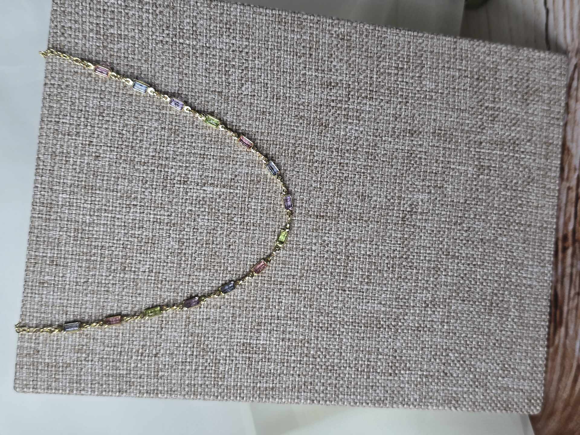 CL3613G - Colar Ouro Semijoia