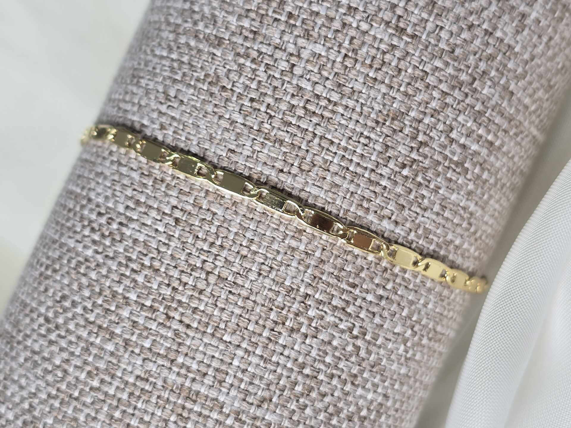 PUL3323G - Pulseira Ouro Semijoia