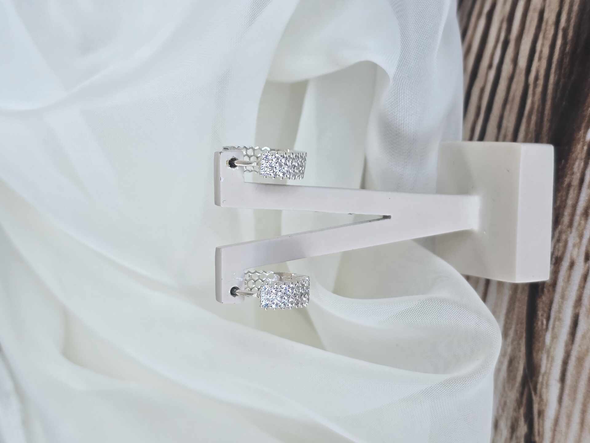 BRI2575S - Brinco Prata Semijoia