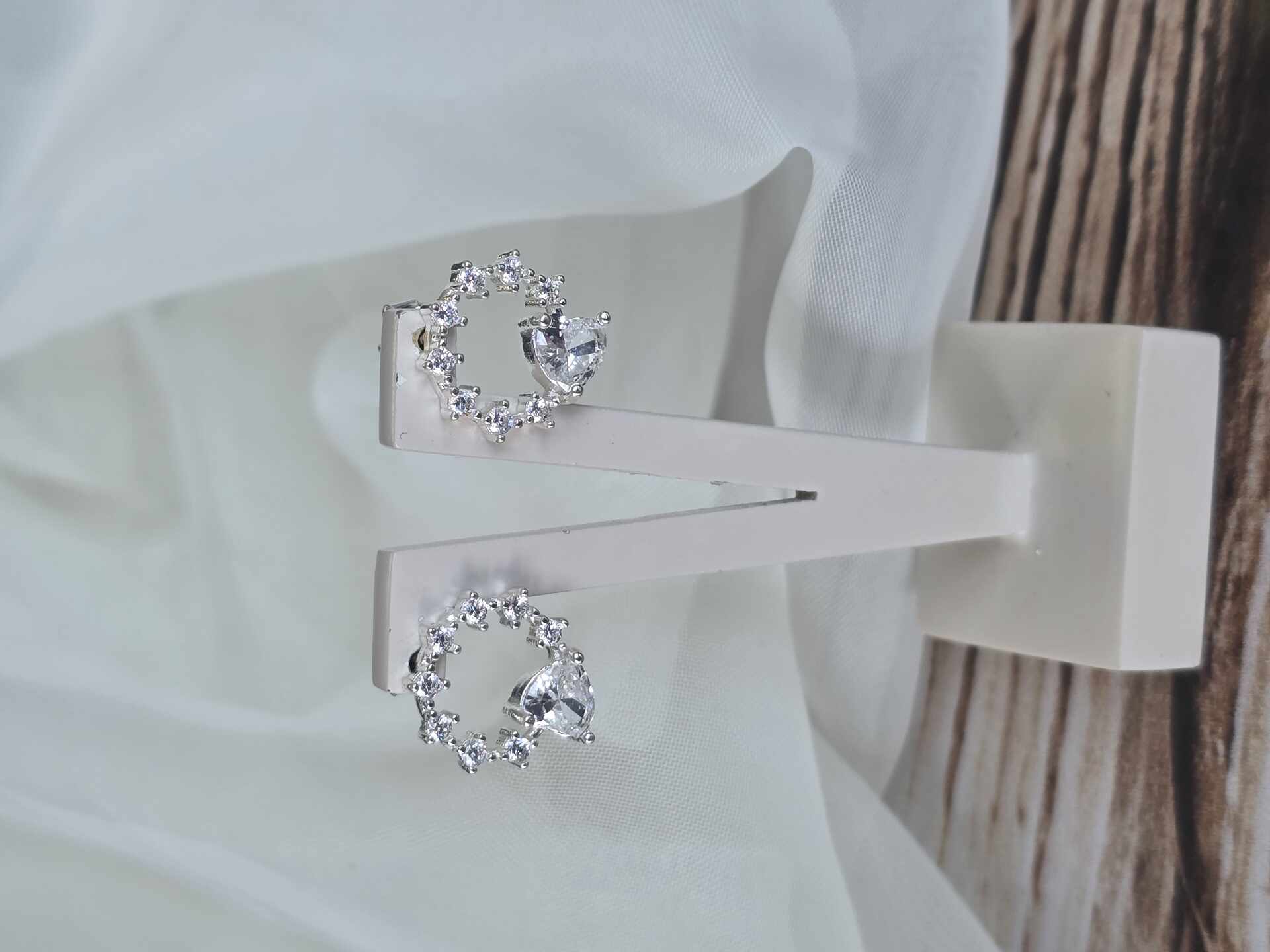 BRI3537S - Brinco Prata Semijoia