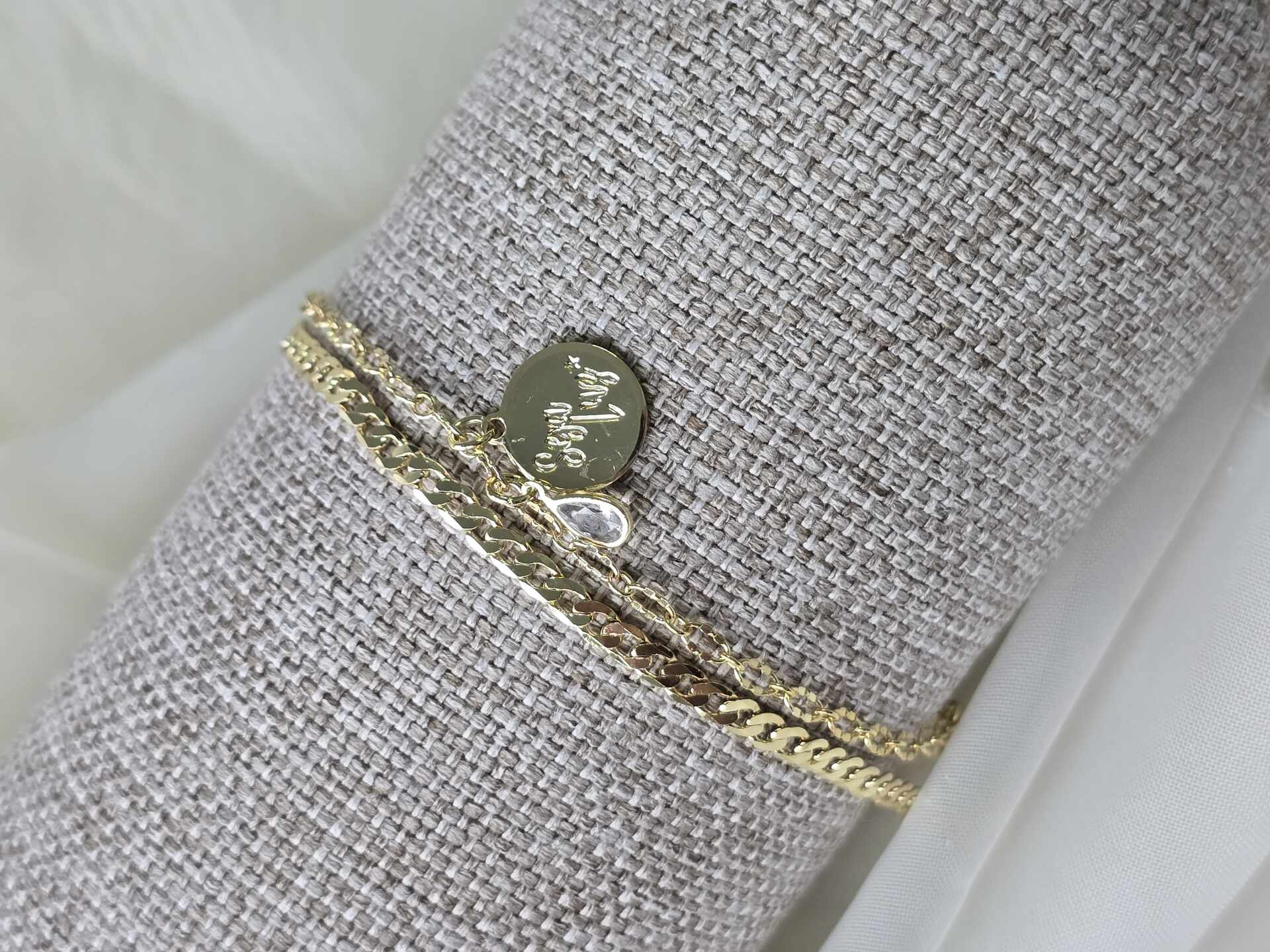 PUL3317G - Pulseira Ouro Semijoia