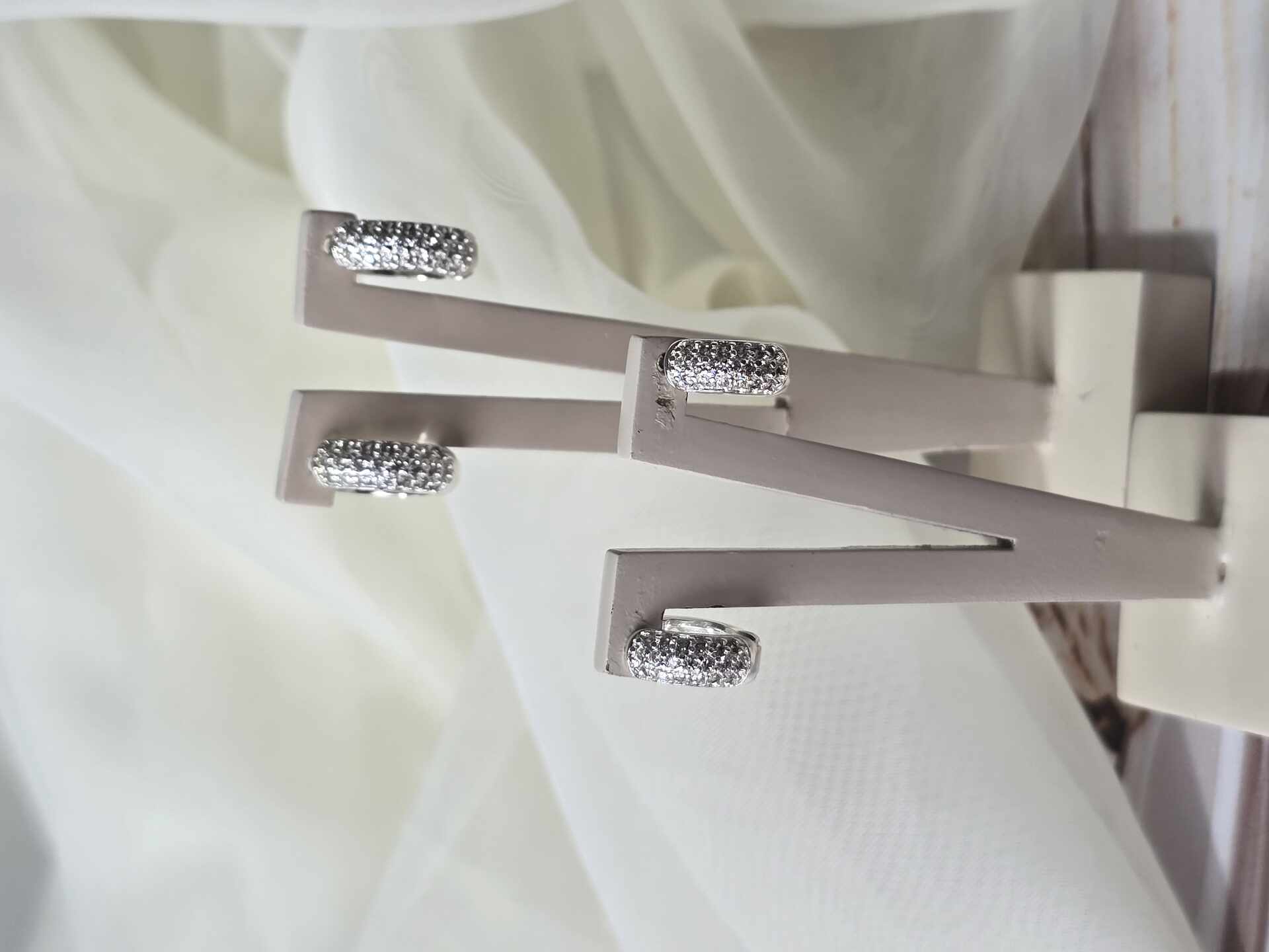 BRI3739S - Brinco Prata Semijoia