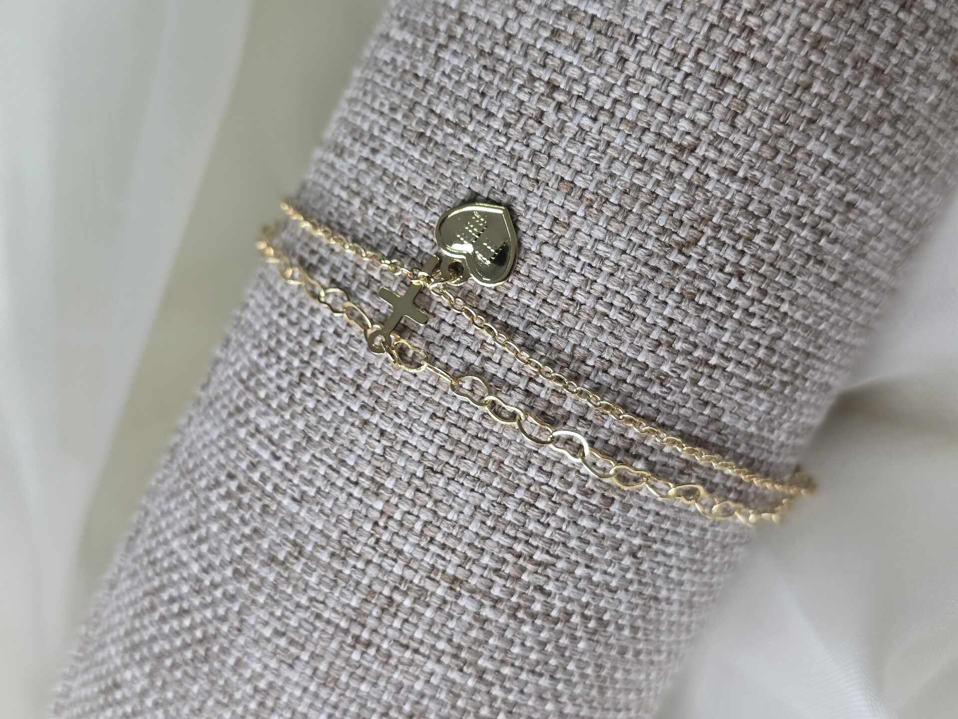 PUL3337G - Pulseira Ouro Semijoia