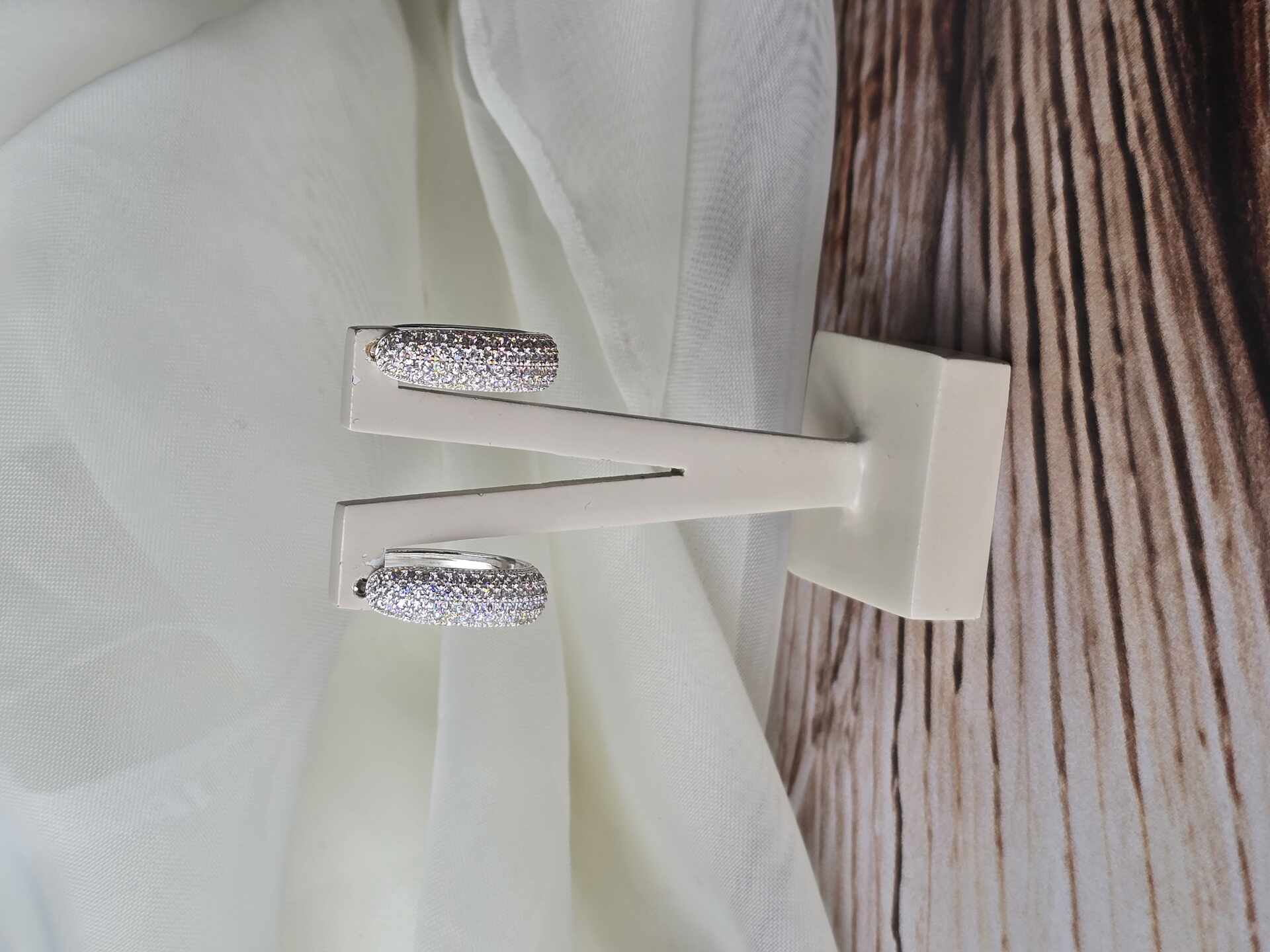 BRI3734S - Brinco Prata Semijoia