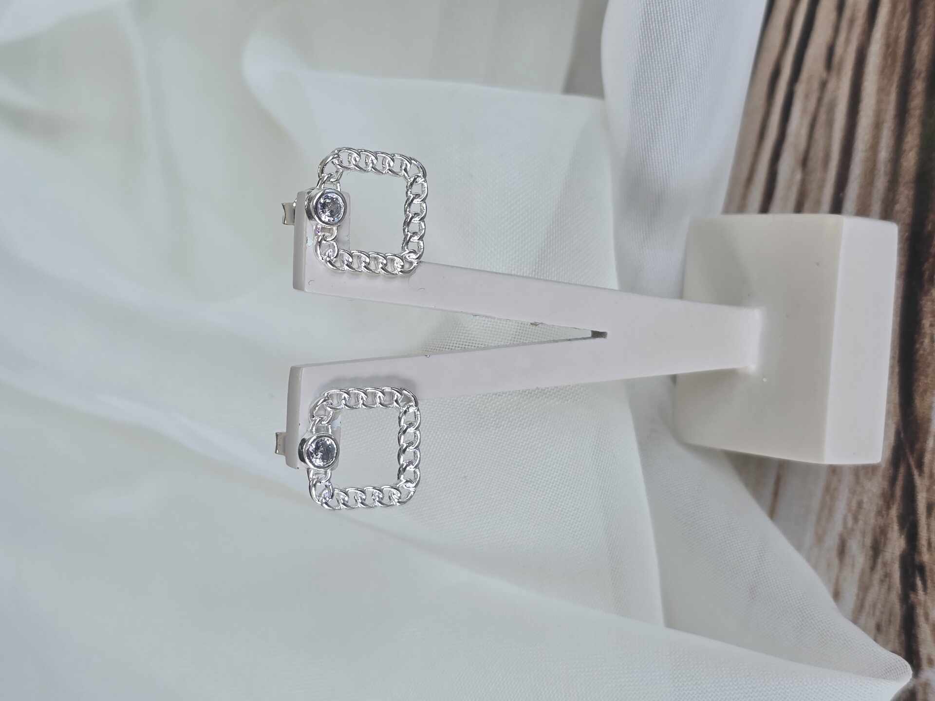 BRI3223S - Brinco Prata Semijoia