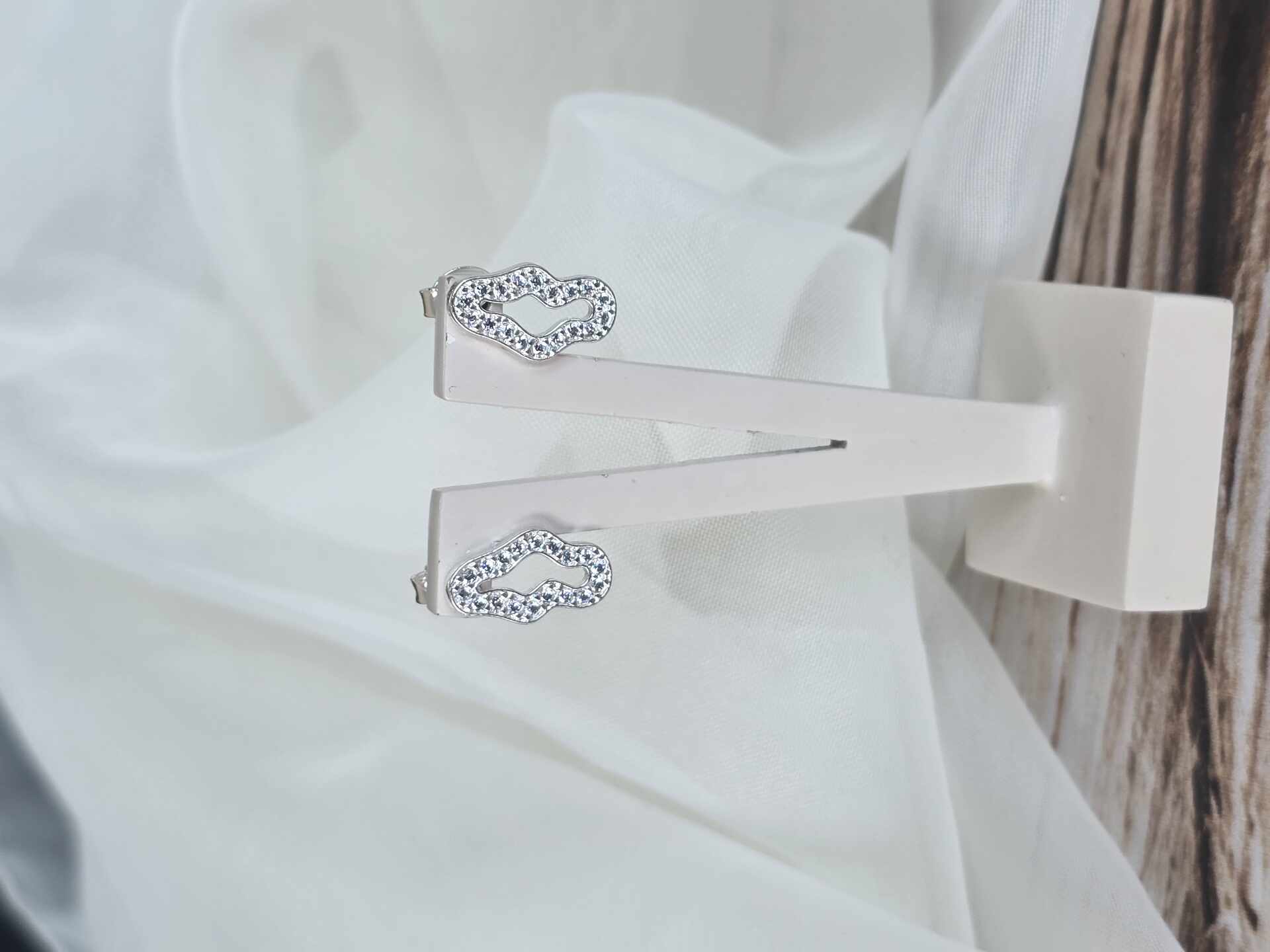 BRI3235S - Brinco Prata Semijoia