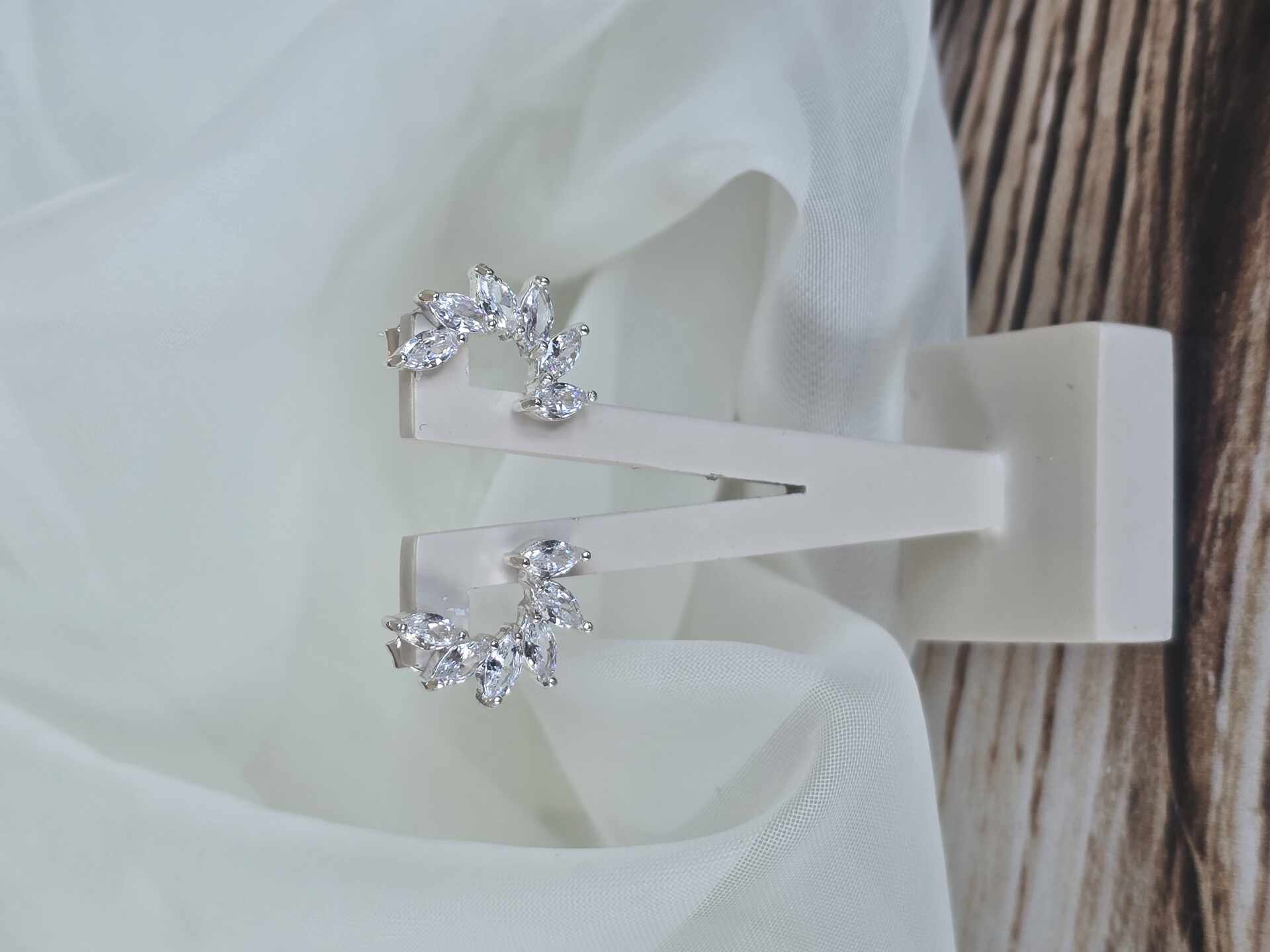 BRI3545S - Brinco Prata Semijoia