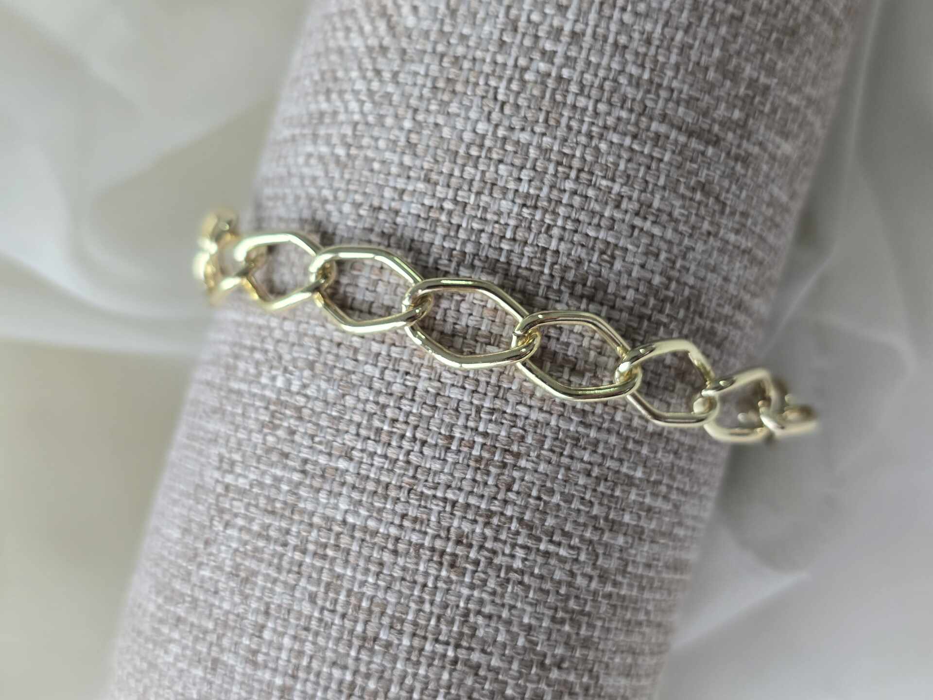 PUL3355G - Pulseira Ouro Semijoia