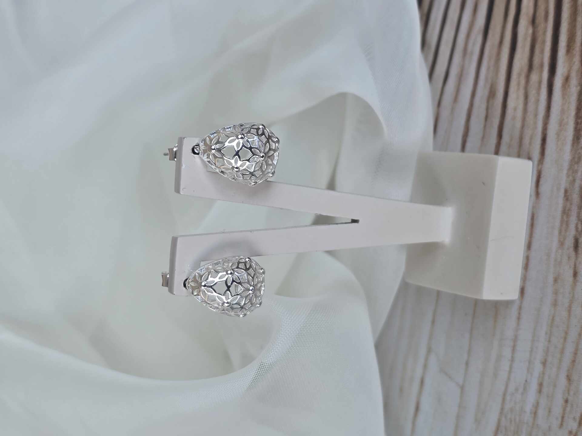 BRI3558S - Brinco Prata Semijoia