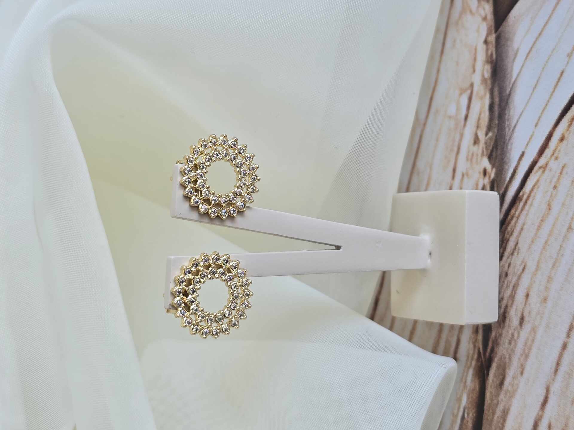 BRI3466G - Brinco Ouro Semijoia