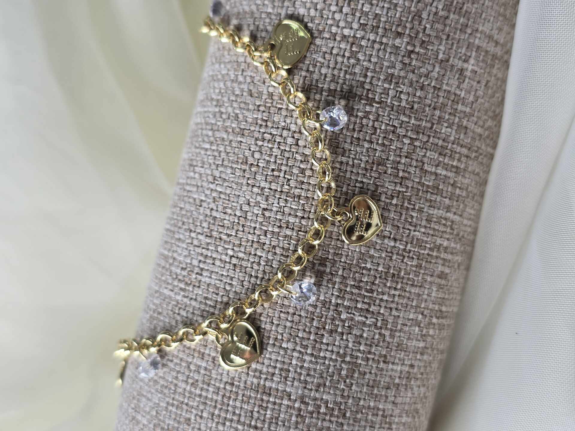 PUL3351G - Pulseira Ouro Semijoia