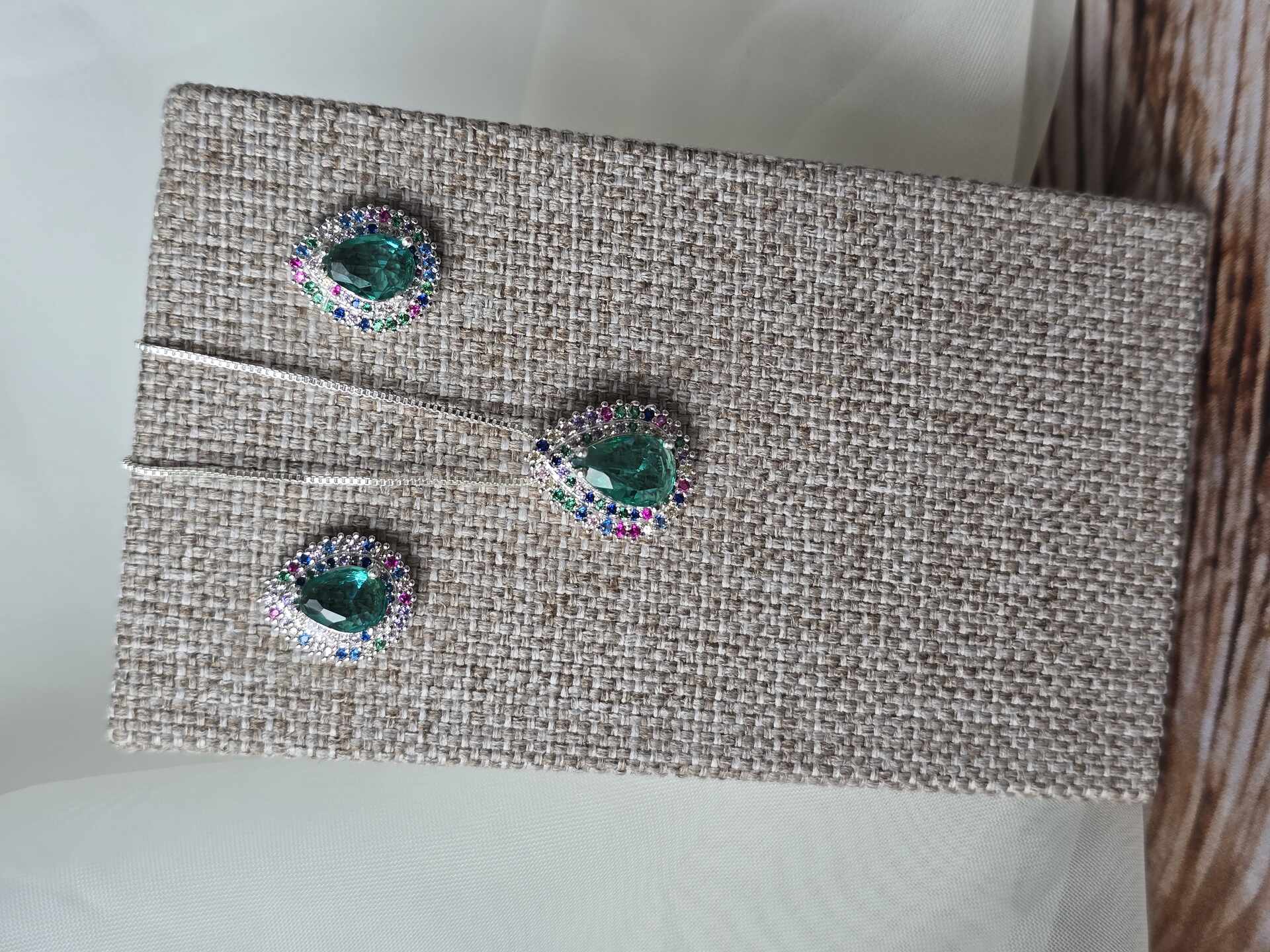 CON3736S - Conjunto Prata Semijoia