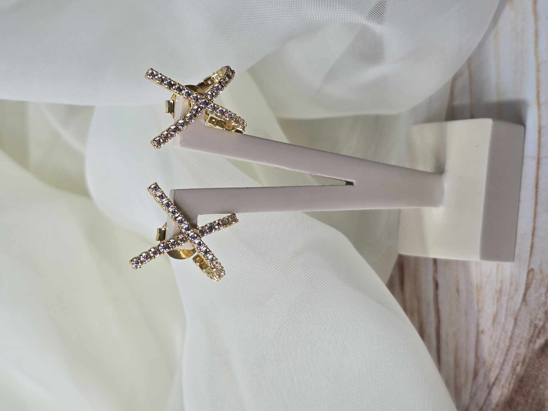 BR997G - Brinco Ouro Debora Semijoias