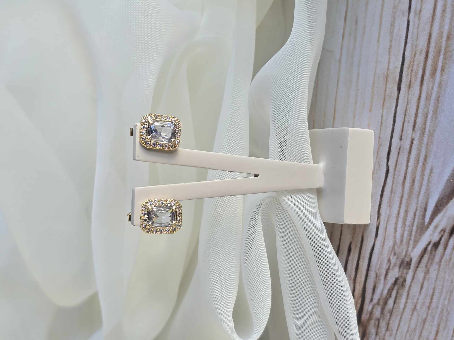 BRI3458G - Brinco Ouro Semijoia