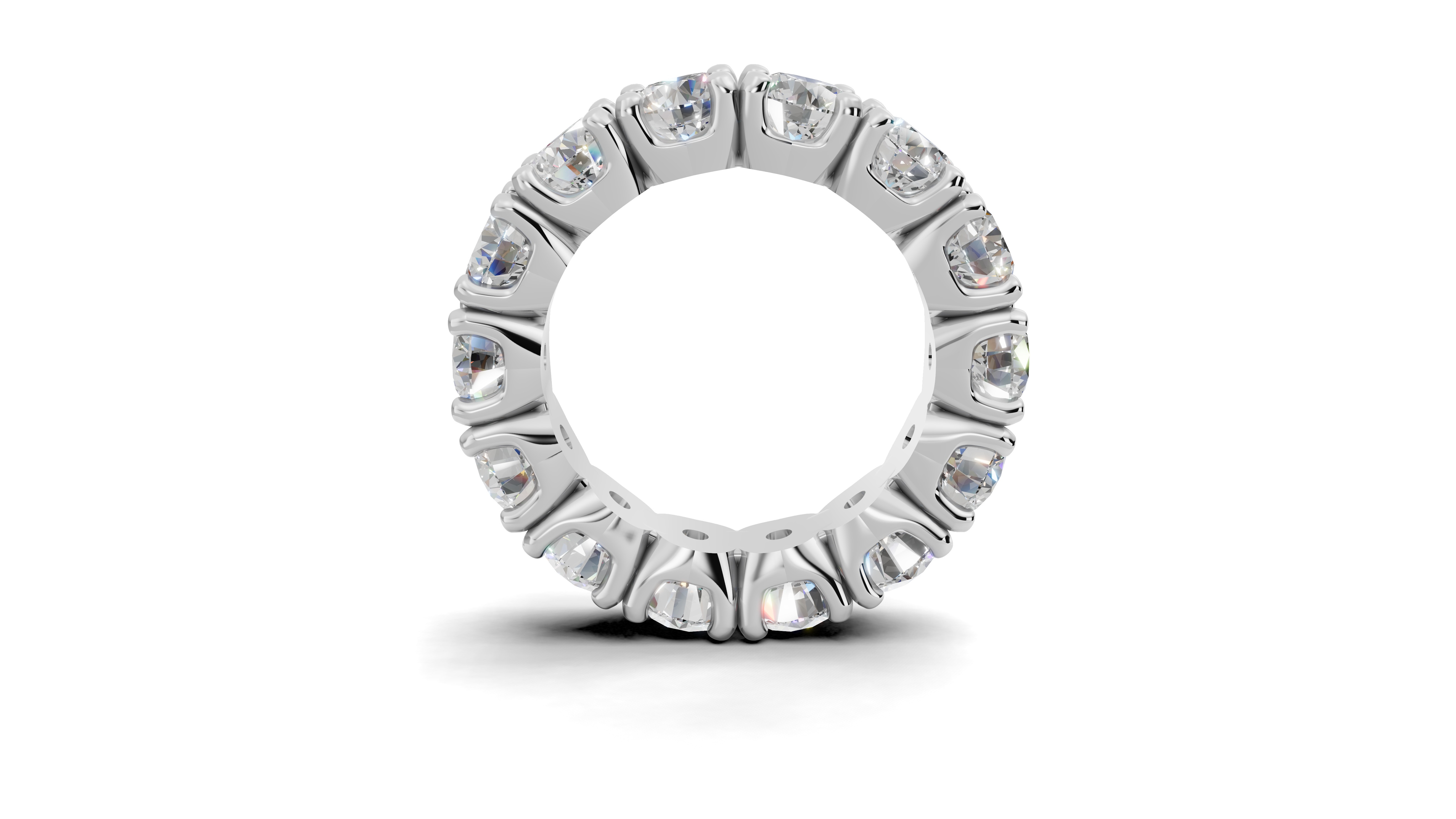 Round Diamonds Eternity Ring