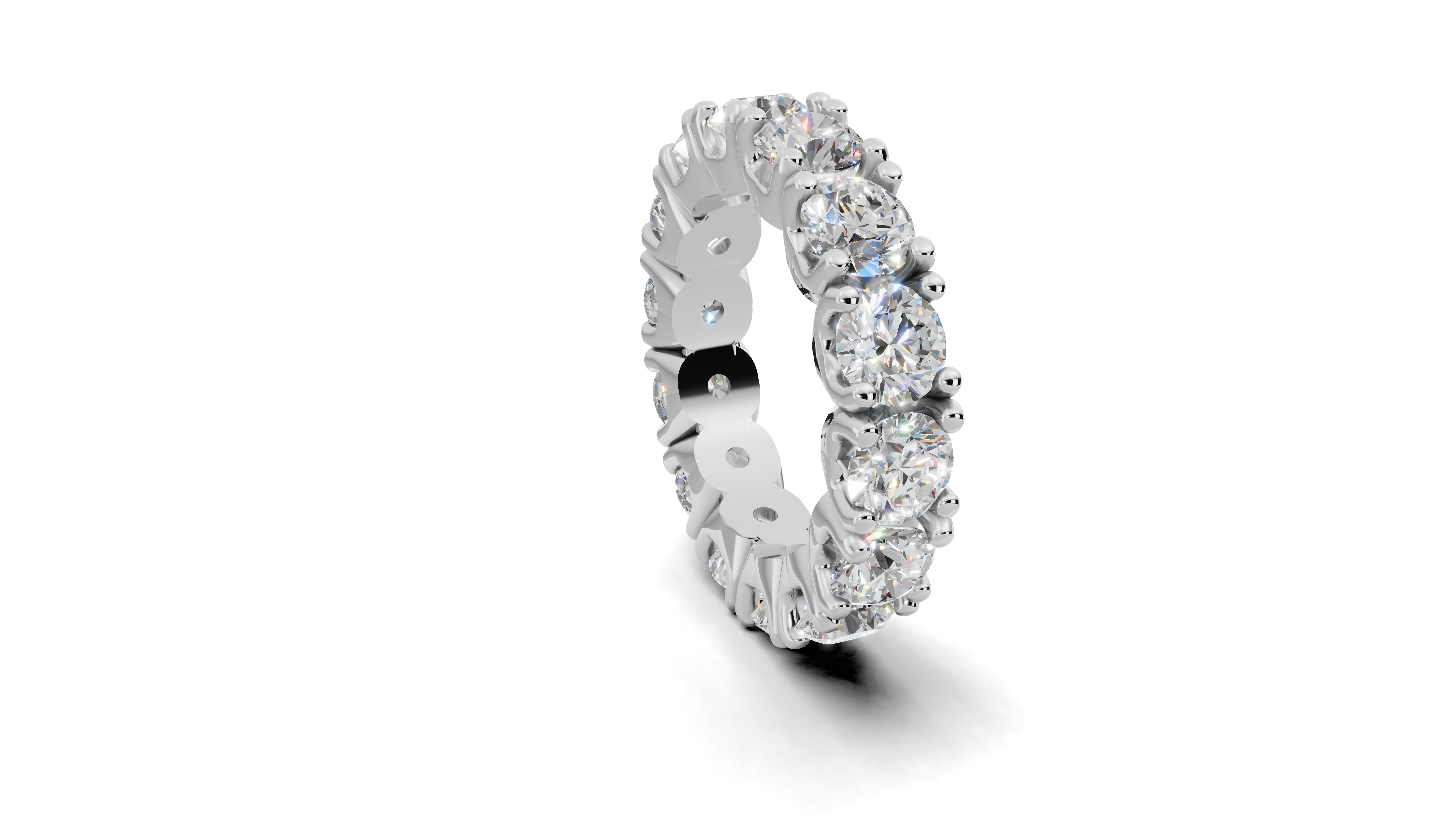 Round Diamonds Eternity Ring
