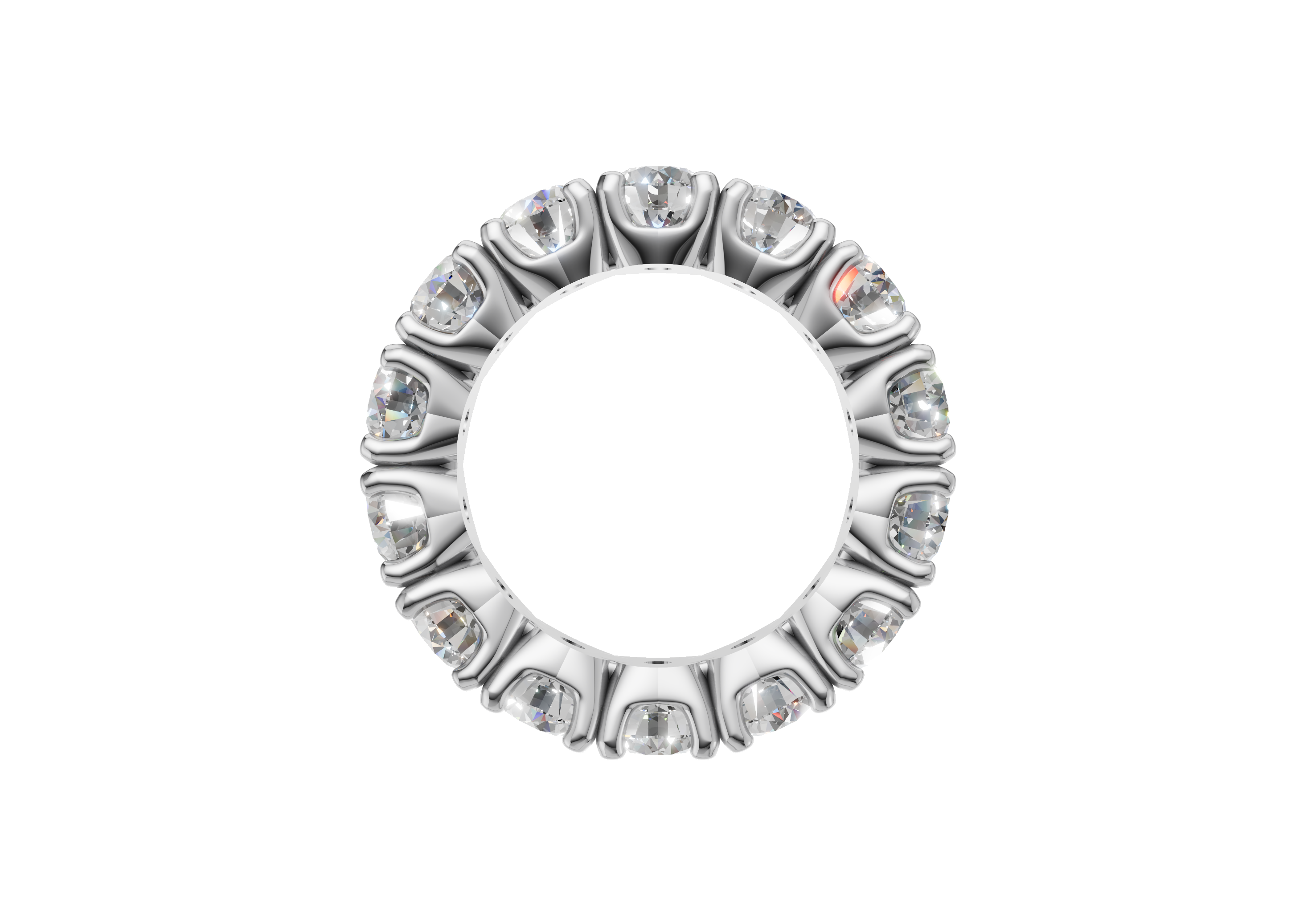 Round Diamonds Eternity Ring