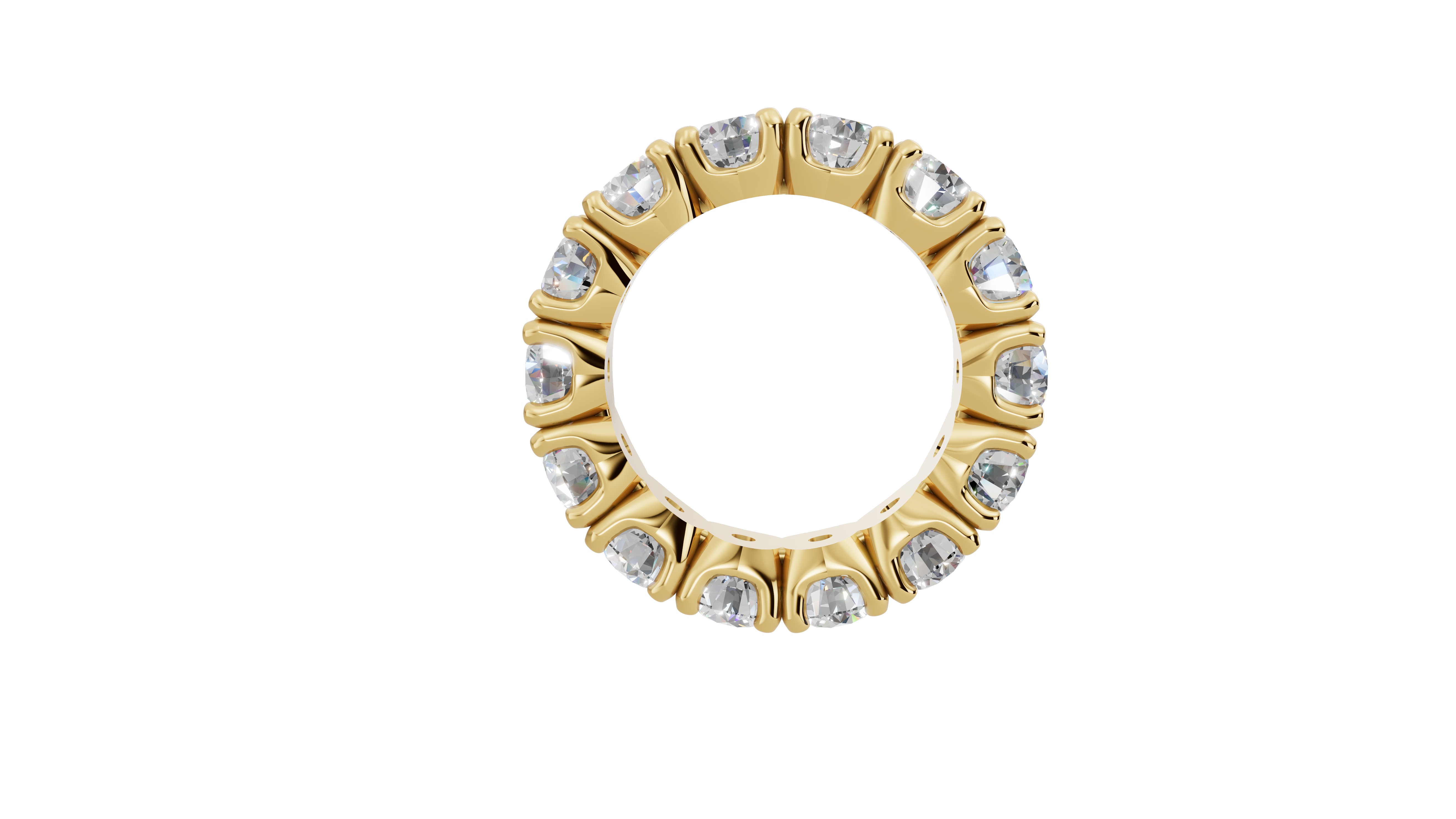 Round Diamonds Eternity Ring