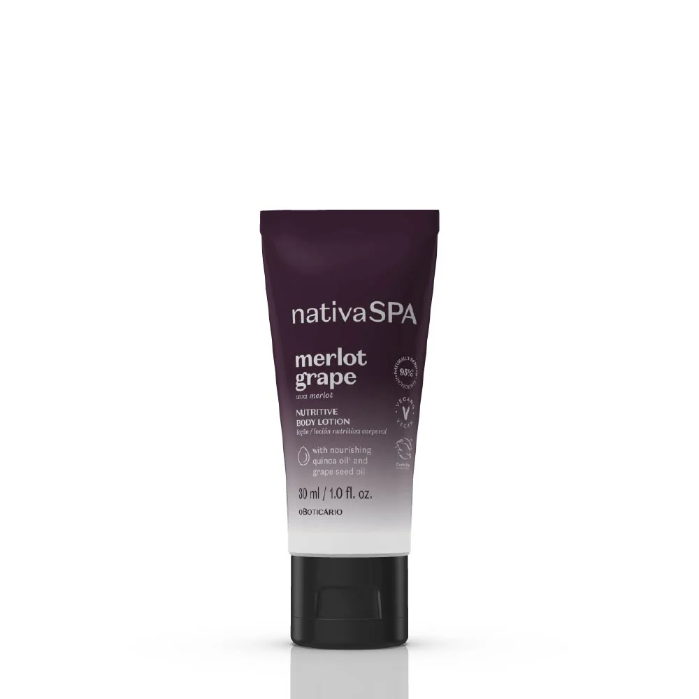 Loção corporal nutritiva Nativa SPA Merlot Grape