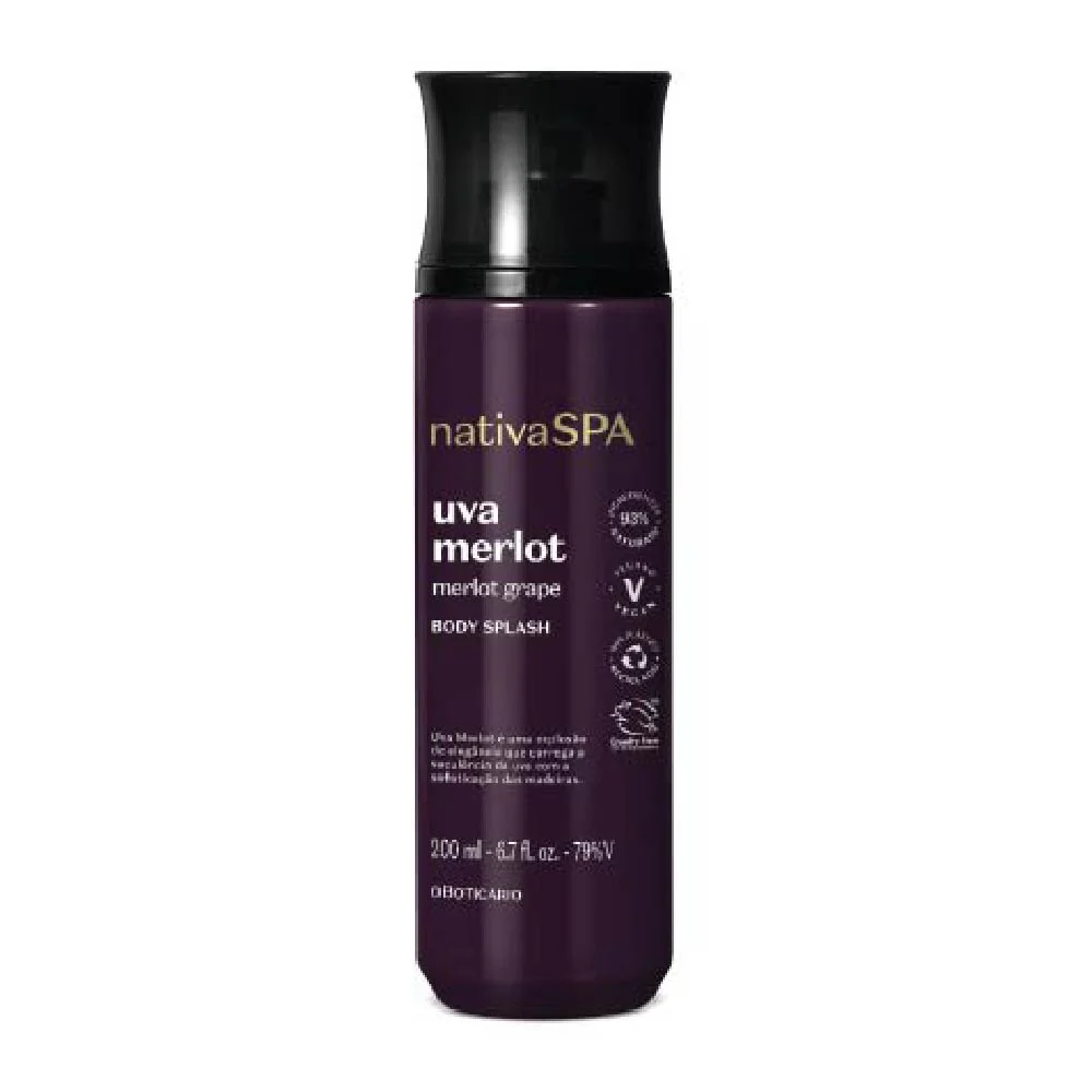 Body Splash Nativa SPA Uva Merlot