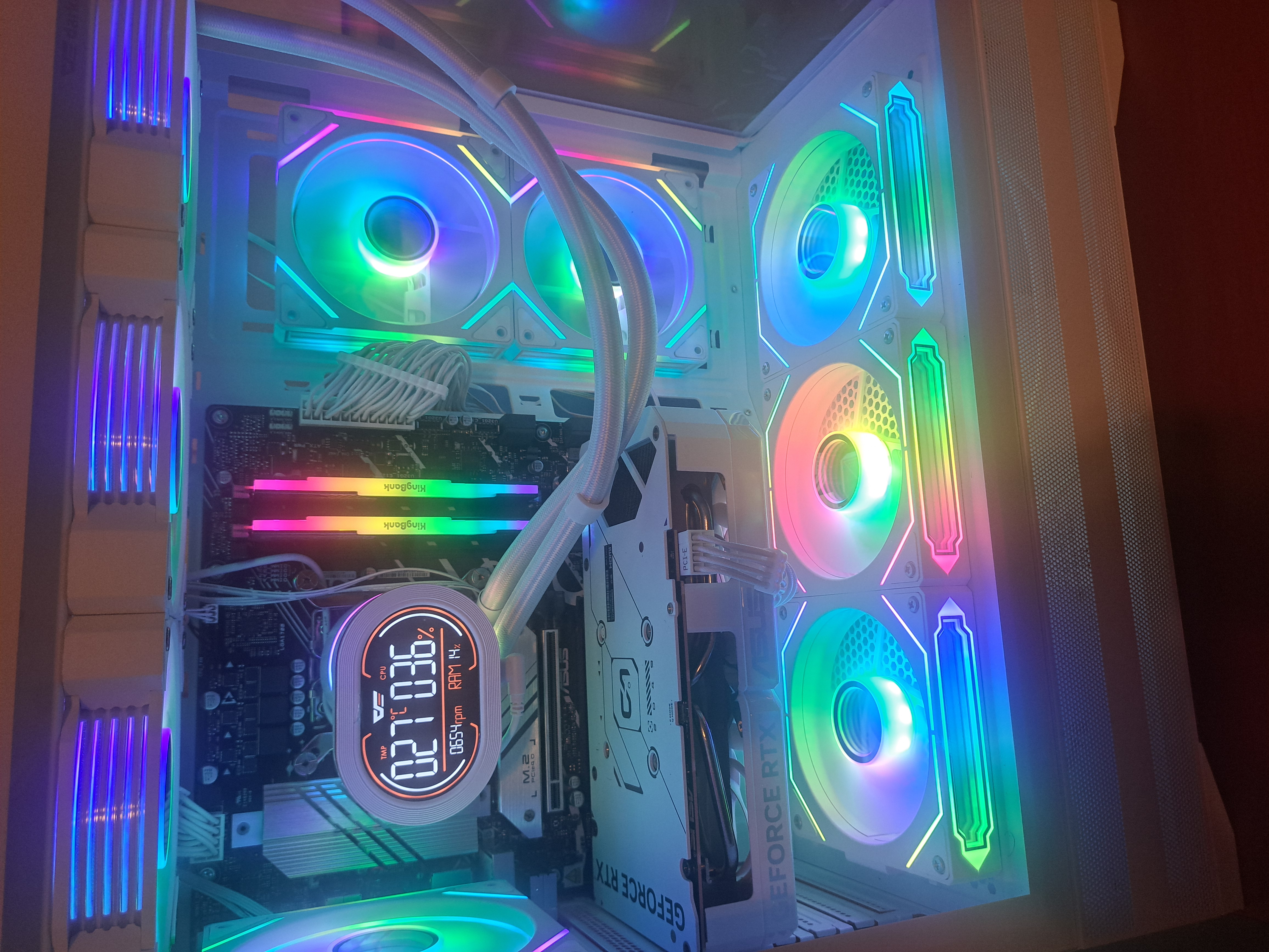 PC Gamer RGB Torre Blanca