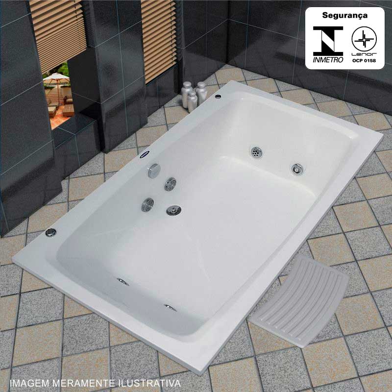 BANHEIRA DE HIDROMASSAGEM - MARBELLA 2000 DUPLA H-2