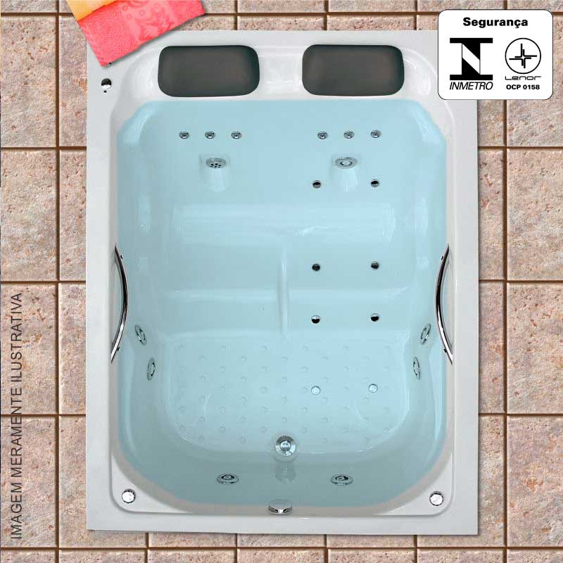 BANHEIRA DE HIDROMASSAGEM - SIESTA DUPLA
