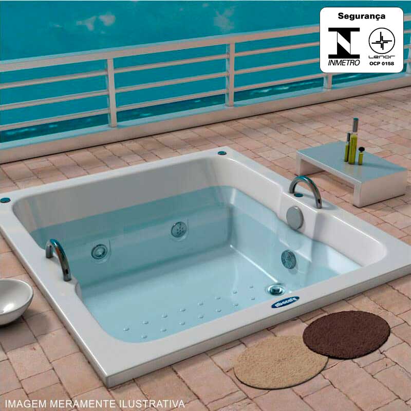 BANHEIRA DE HIDROMASSAGEM - CARIBE