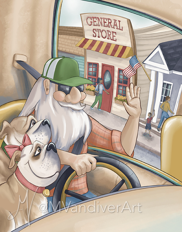 Semi Sam is a Trucker Man