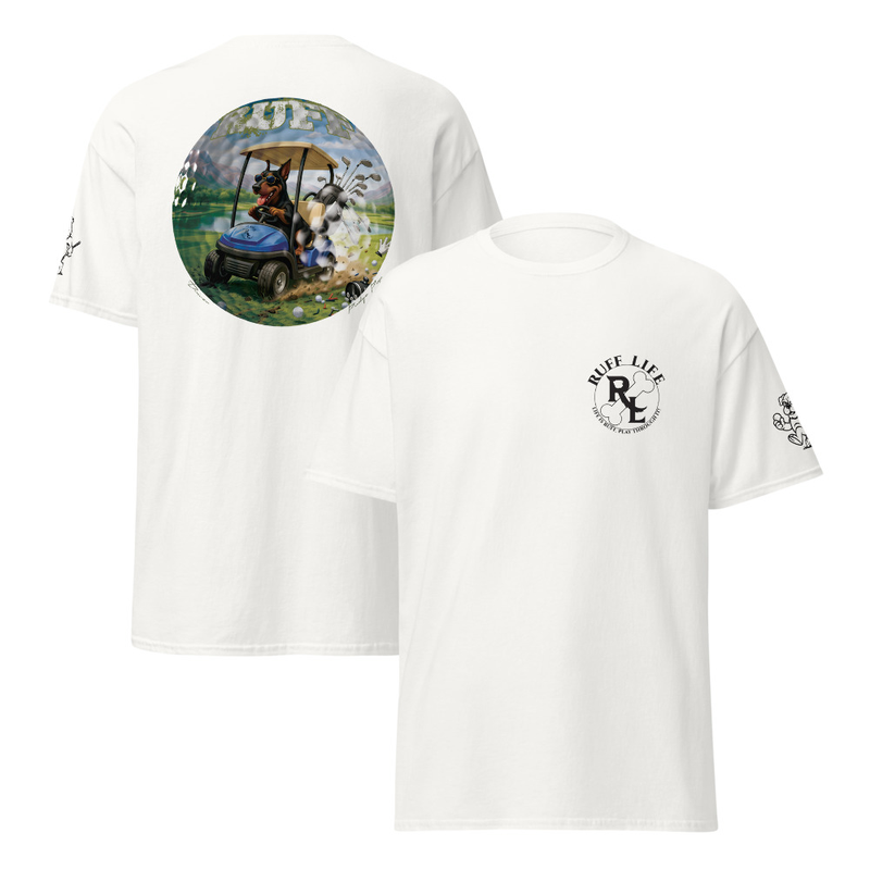 Ruff Life's "Driver" Doberman Golf Tee