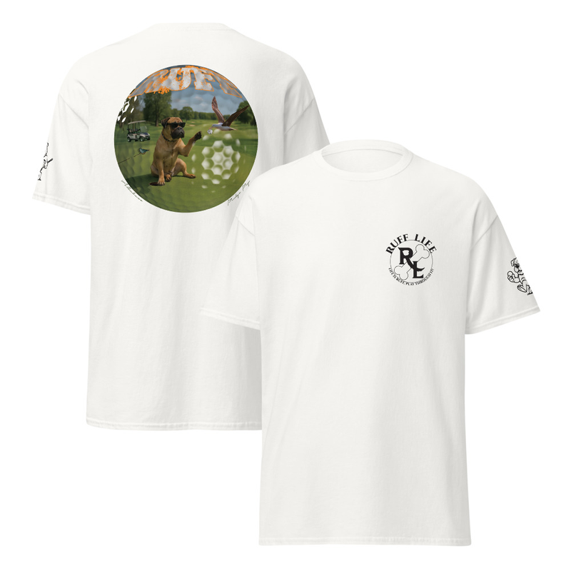 Ruff Life's "Albatross" Mastiff Golf Tee
